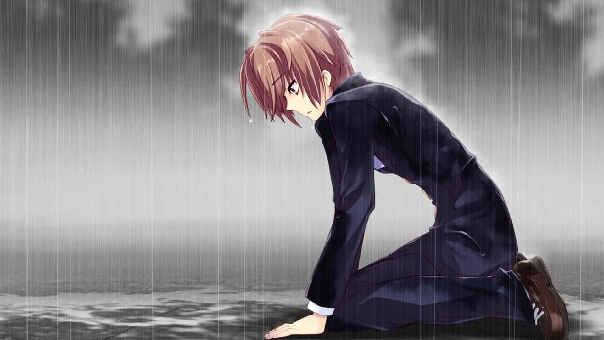 1920x1080 Anime Boy Sad Love