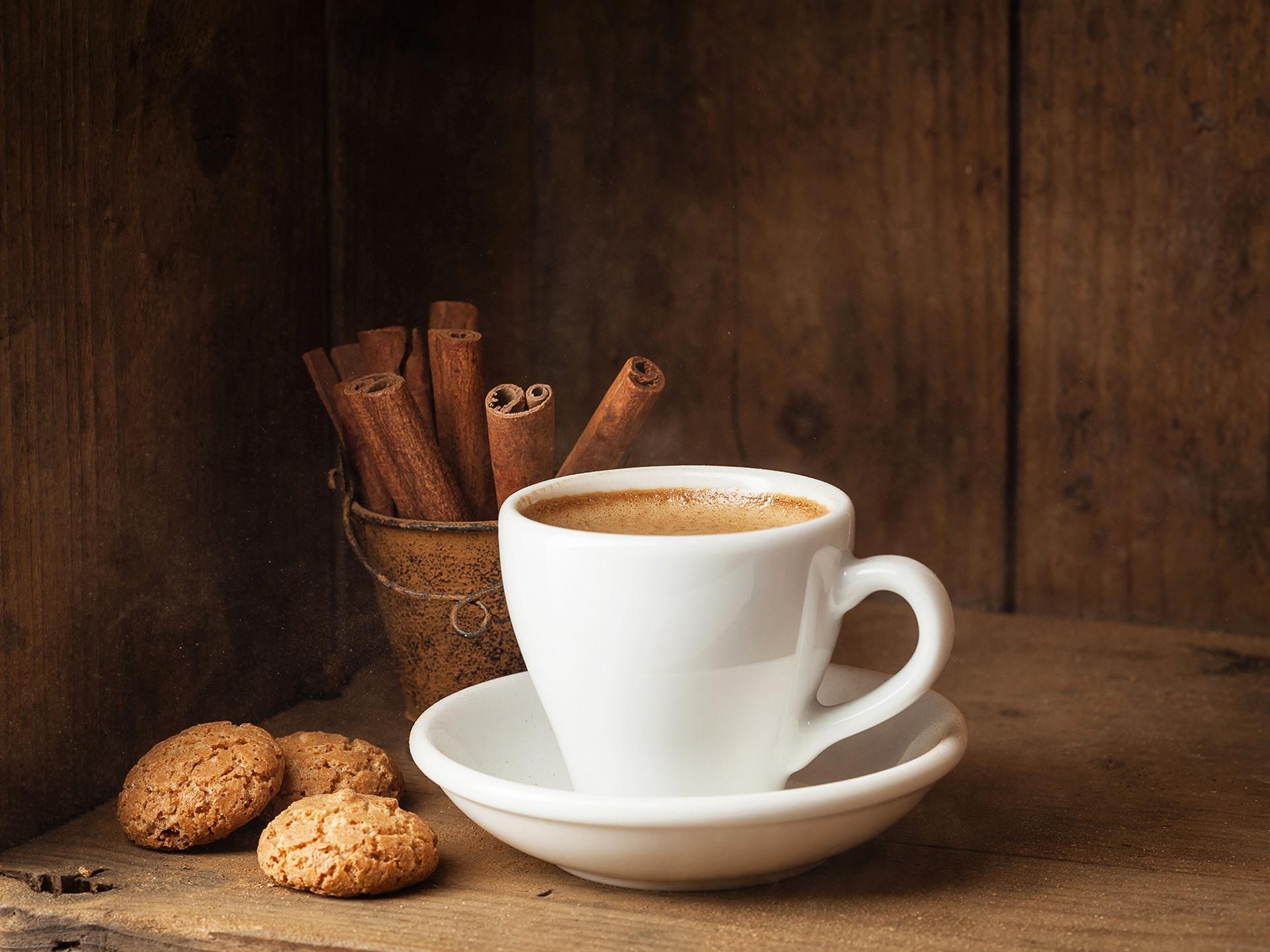 1920x1440 White Cup, Coffee, Cookies, Cinnamon 750x1334 IPhone 8 7 6 6S Wallpaper, Background, Picture, Image