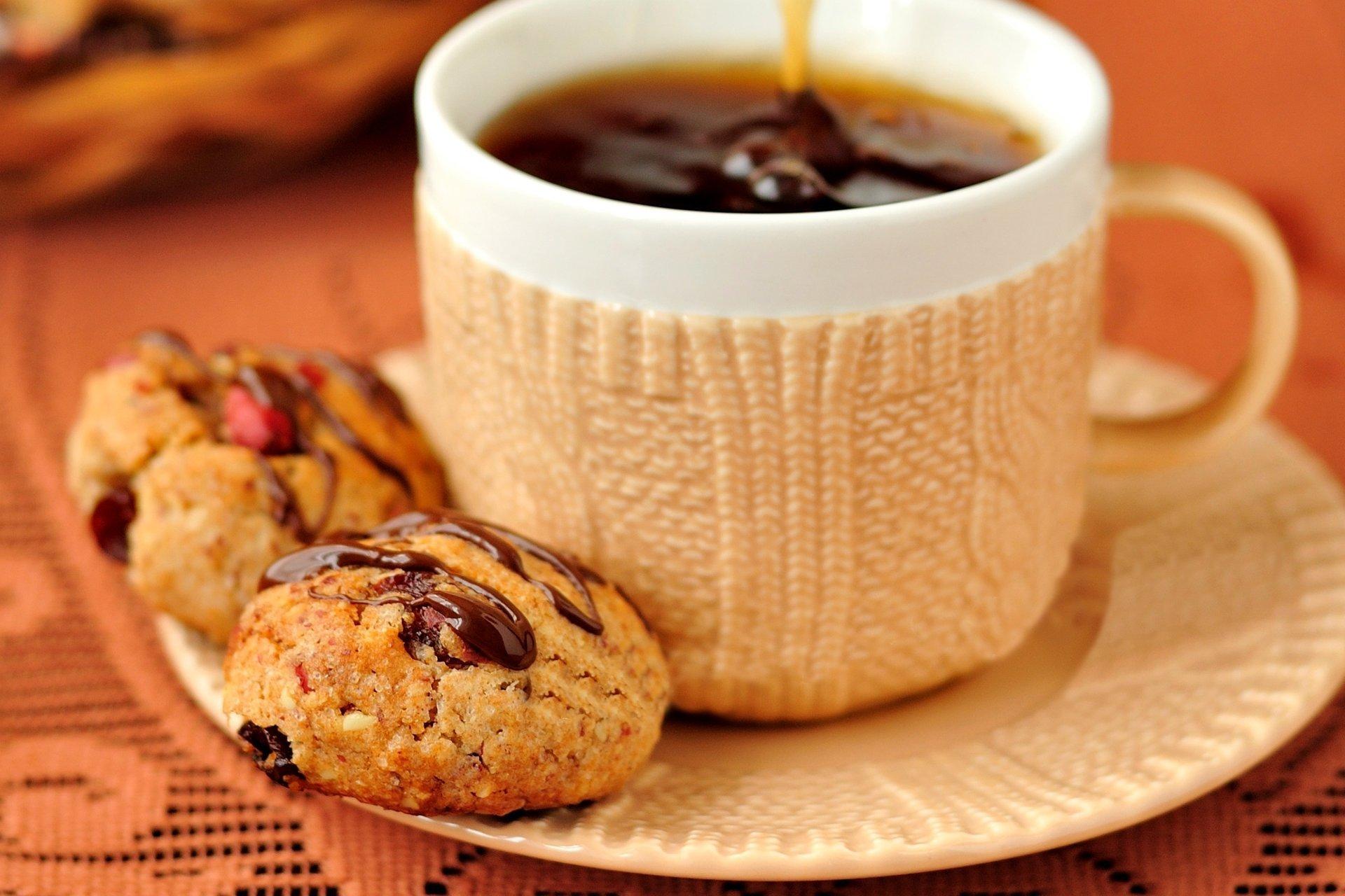 1920x1280 dessert food chocolate cookies Cup coffee HD wallpaper