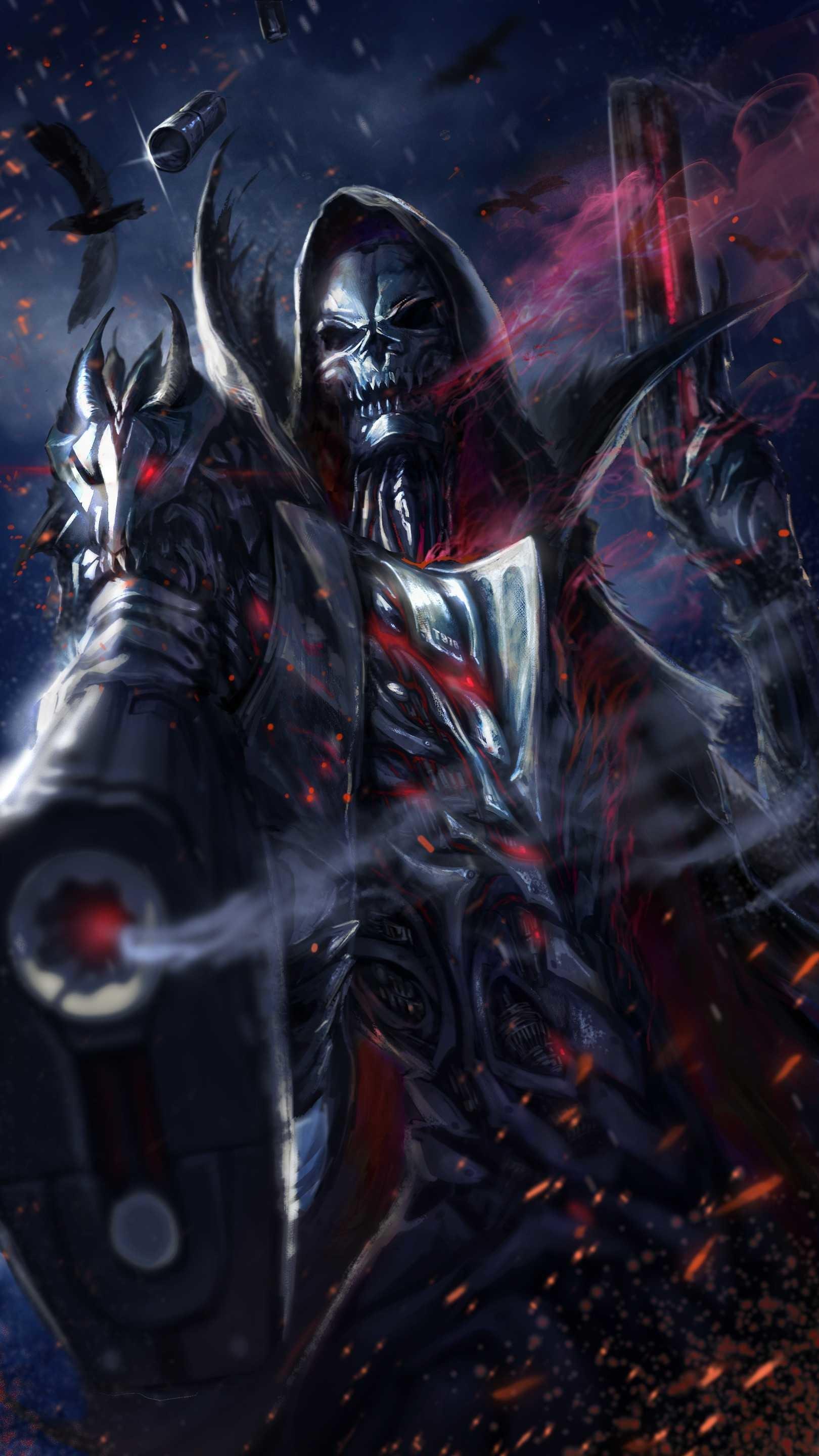 1620x2880 Demon Grim Reaper iPhone Wallpaper