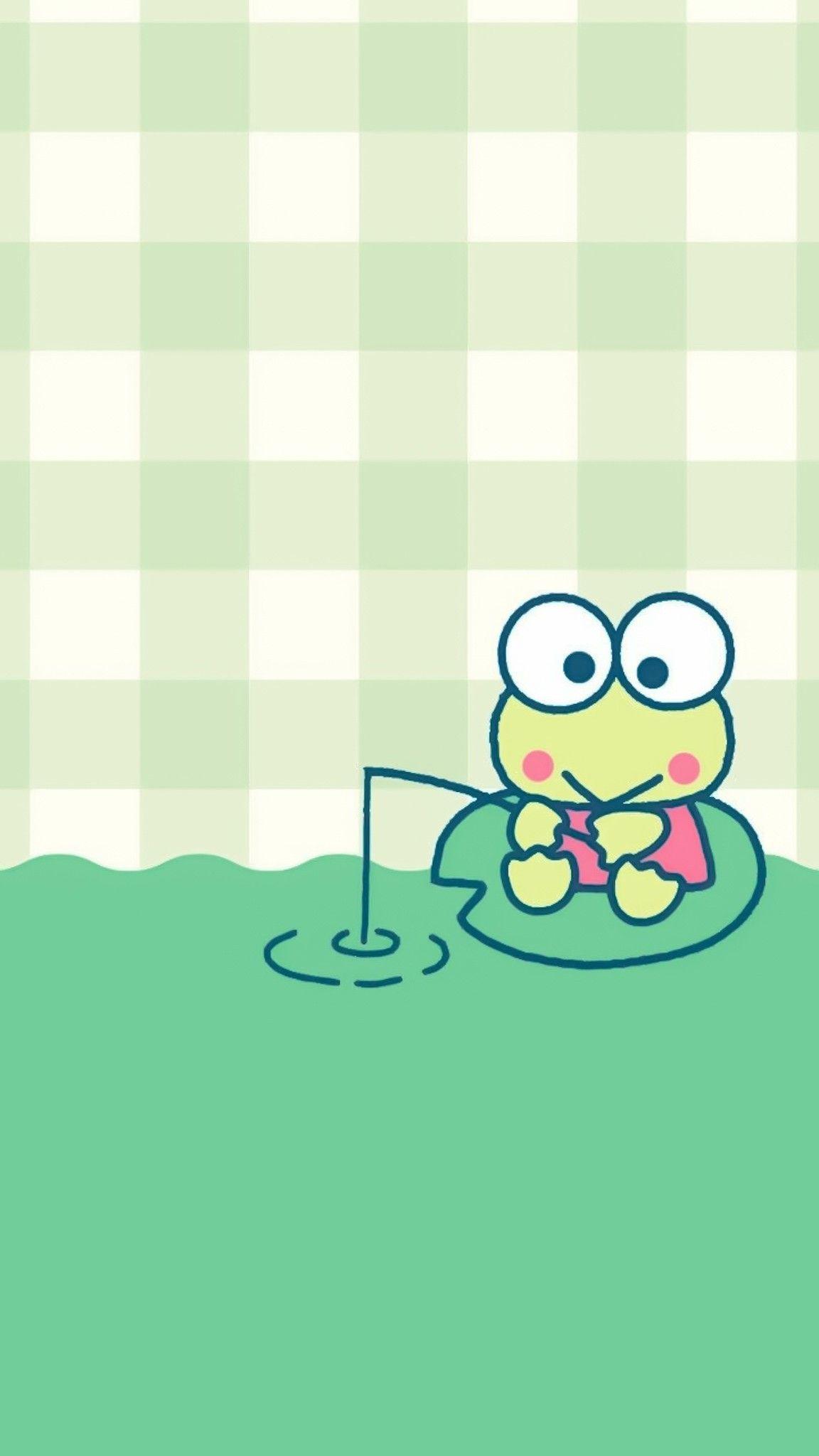 1152x2048 KerokeroKeroppi. Keroppi wallpaper, Sanrio wallpaper, Frog wallpaper