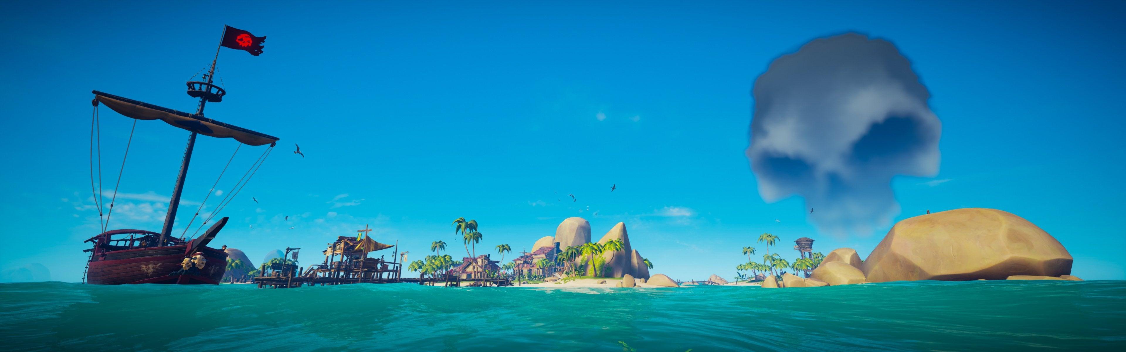 3840x1200 Sea of Thieves Panoramic Wallpaper - (3840 x 1200)