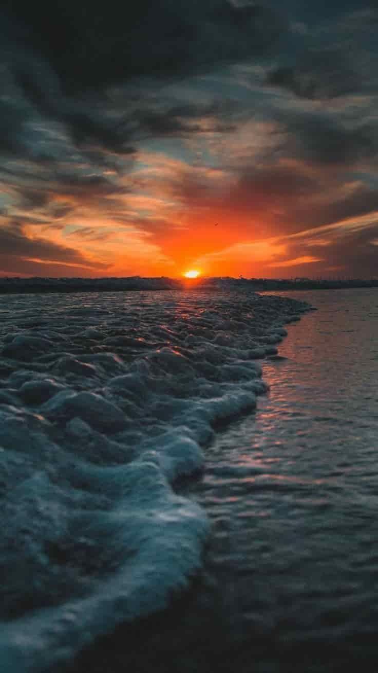 736x1308 iOS 11 and iPhone 11 Wallpaper HD to download. Beach sunset wallpaper, Sunset wallpaper, Beach wallpaper