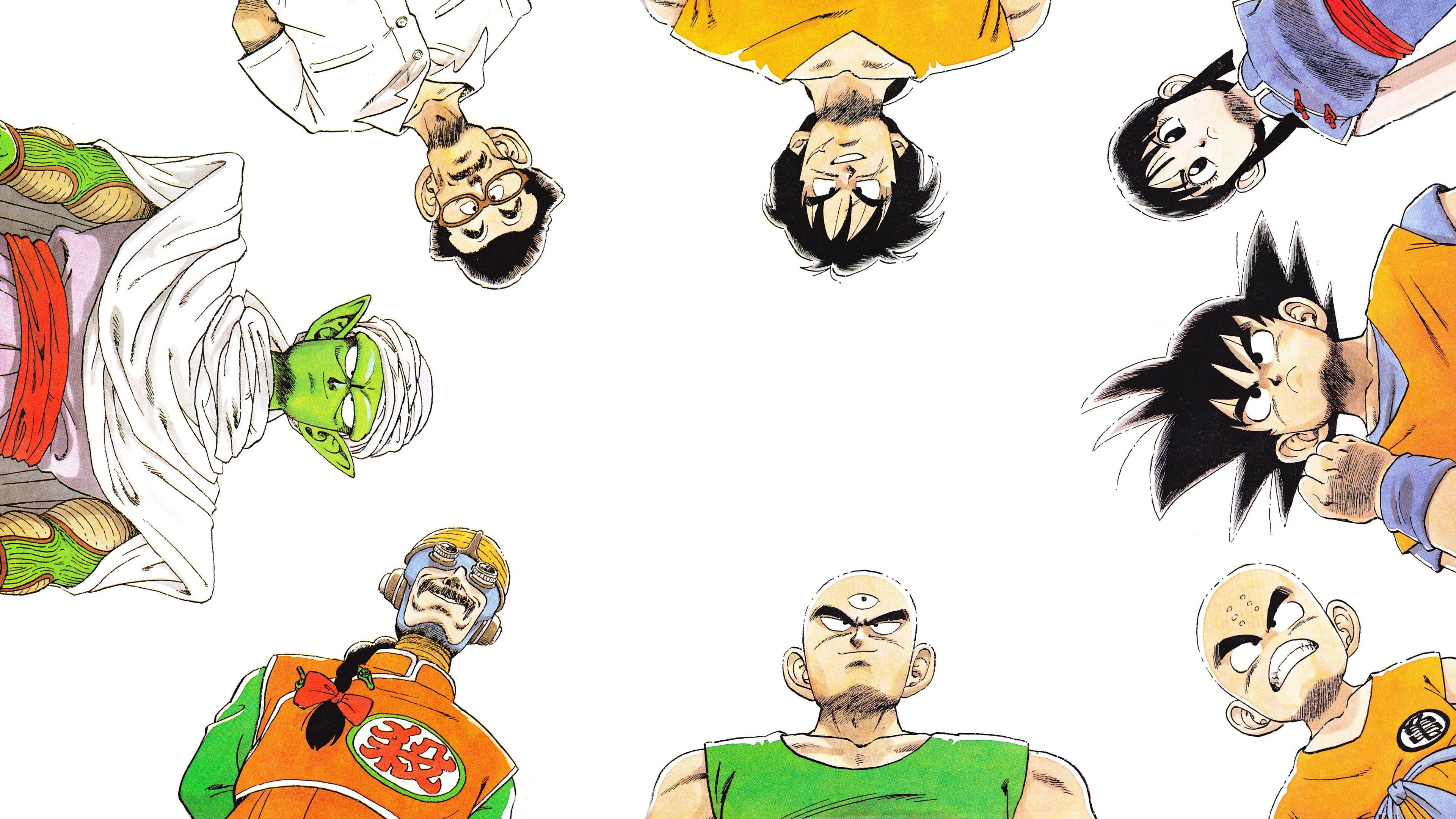 3840x2160 Dragon Ball Z characters illustration Dragon Ball Z Son Goku #Krillin Chi Chi Tien Shinhan #P. Dragon ball super wallpaper, Character illustration, Dragon ball z