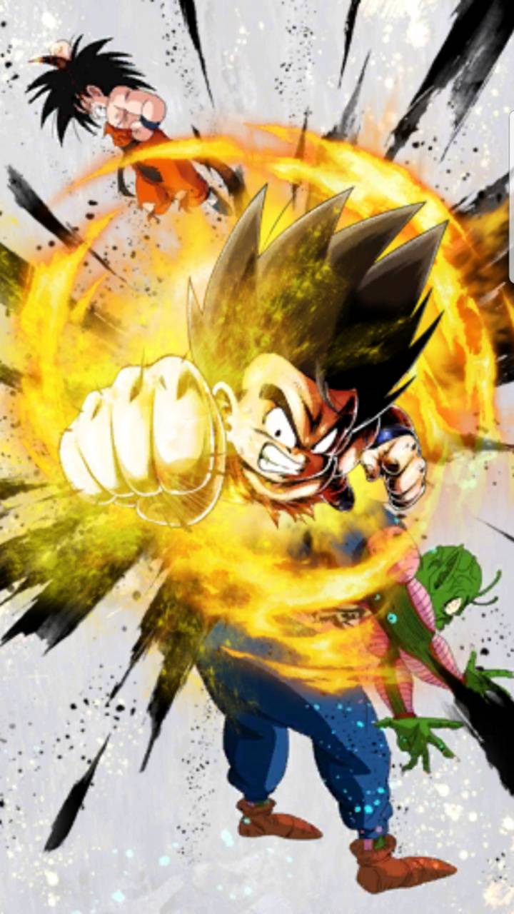 720x1280 Kid Goku vs Piccolo wallpaper