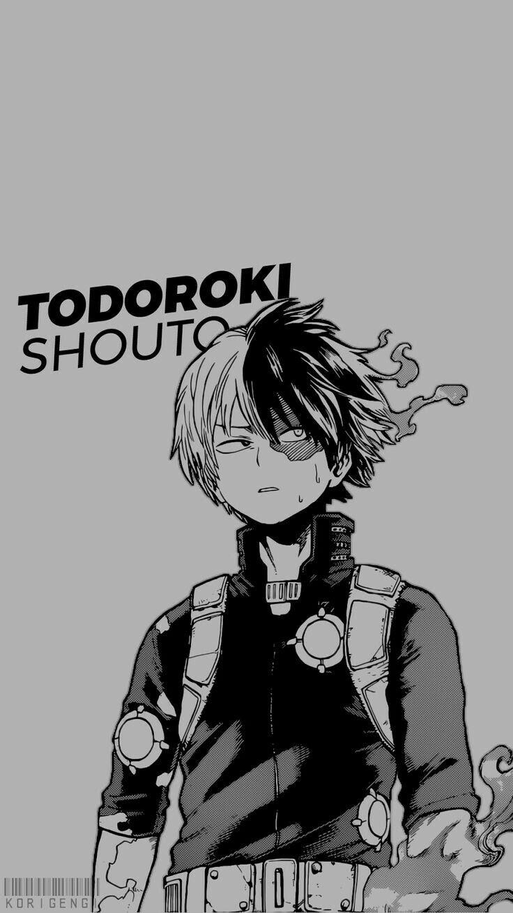 736x1308 Todoroki Manga Wallpaper
