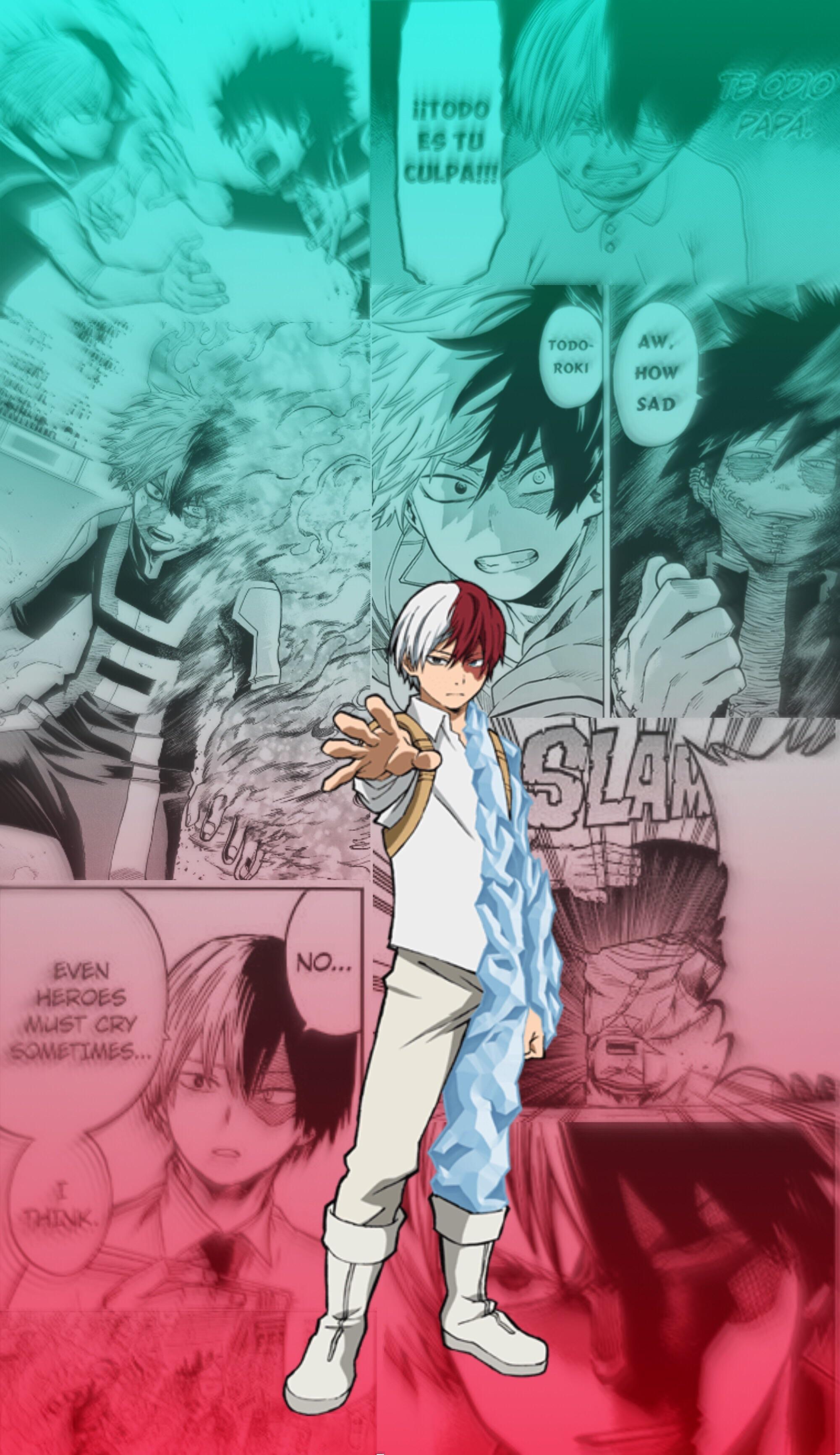 2001x3465 Shoto Todoroki Phone Wallpaper