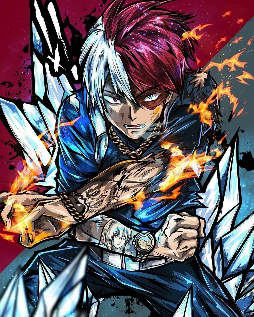 1080x1350 IPhone X XR XS 6 7 8 Plus Soft TPU Case Cover Todoroki Shoto. Anime wallpaper, Anime gangster, My hero