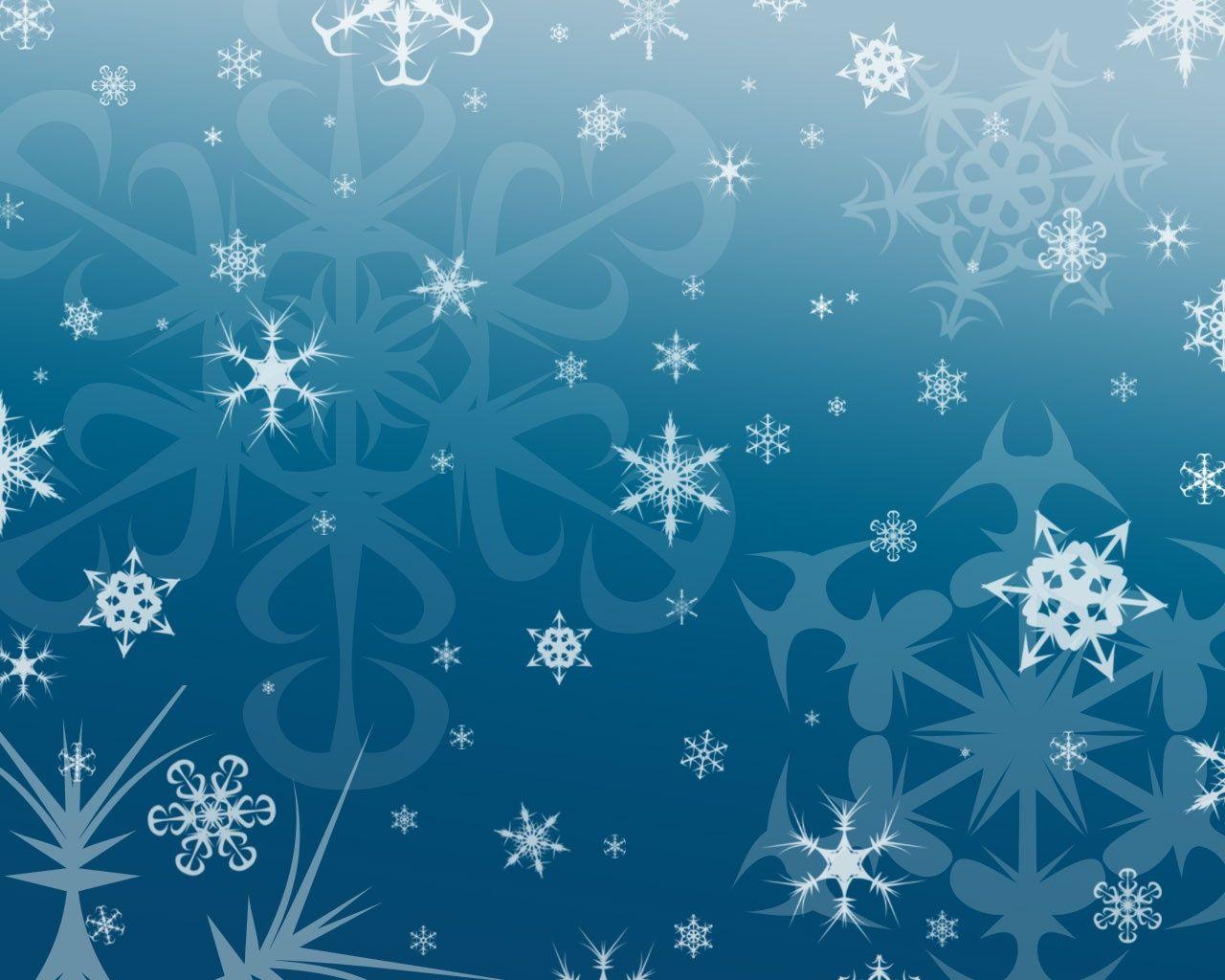 1280x1024 Blue Christmas Wallpaper Abstract