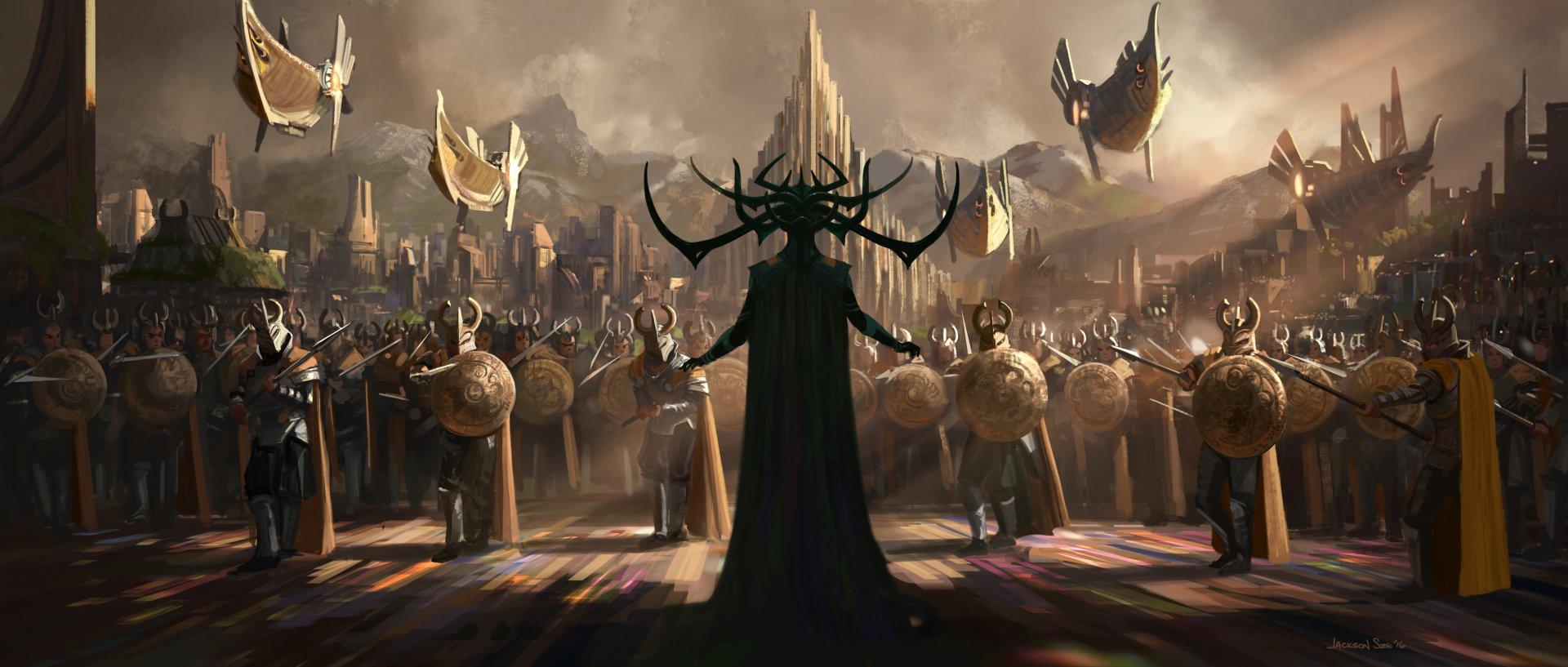 1920x817 Hela (Marvel Comics) HD Wallpaper and Background Image