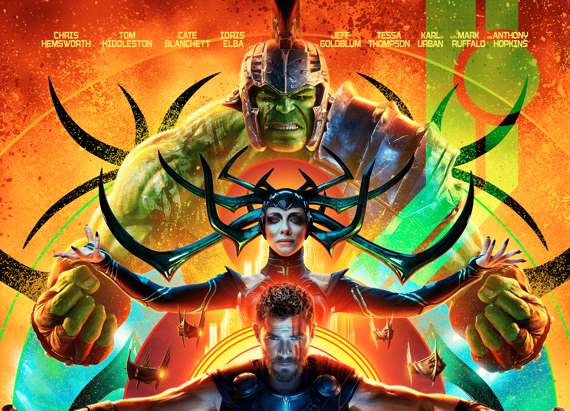 1920x1385 Cate Blanchett Chris Hemsworth Hela Marvel Comics Hulk Thor Thor Ragnarok Wallpaper:1920x1385
