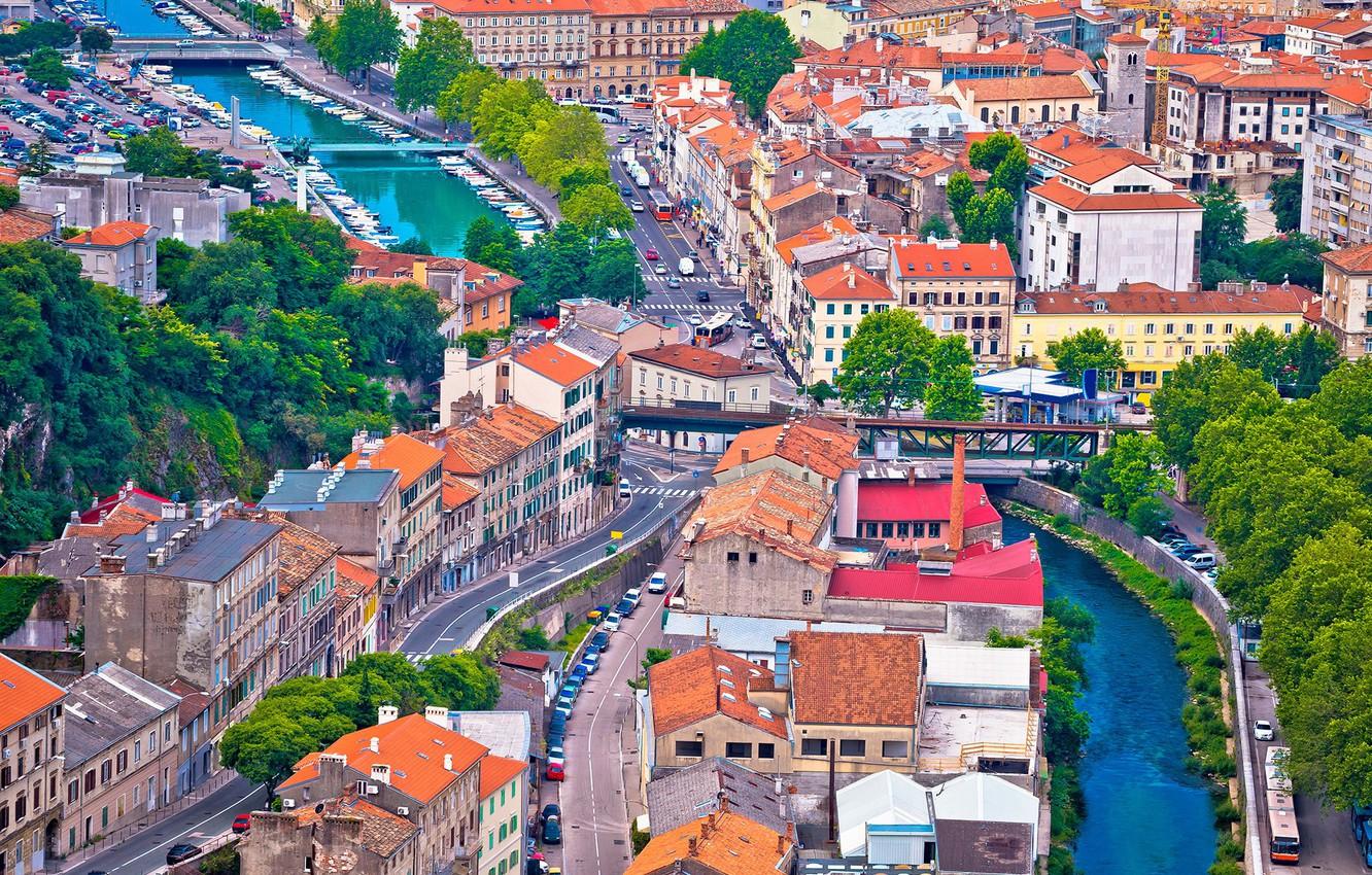 1332x850 Wallpaper home, street, Croatia, Rijeka image for desktop, section город