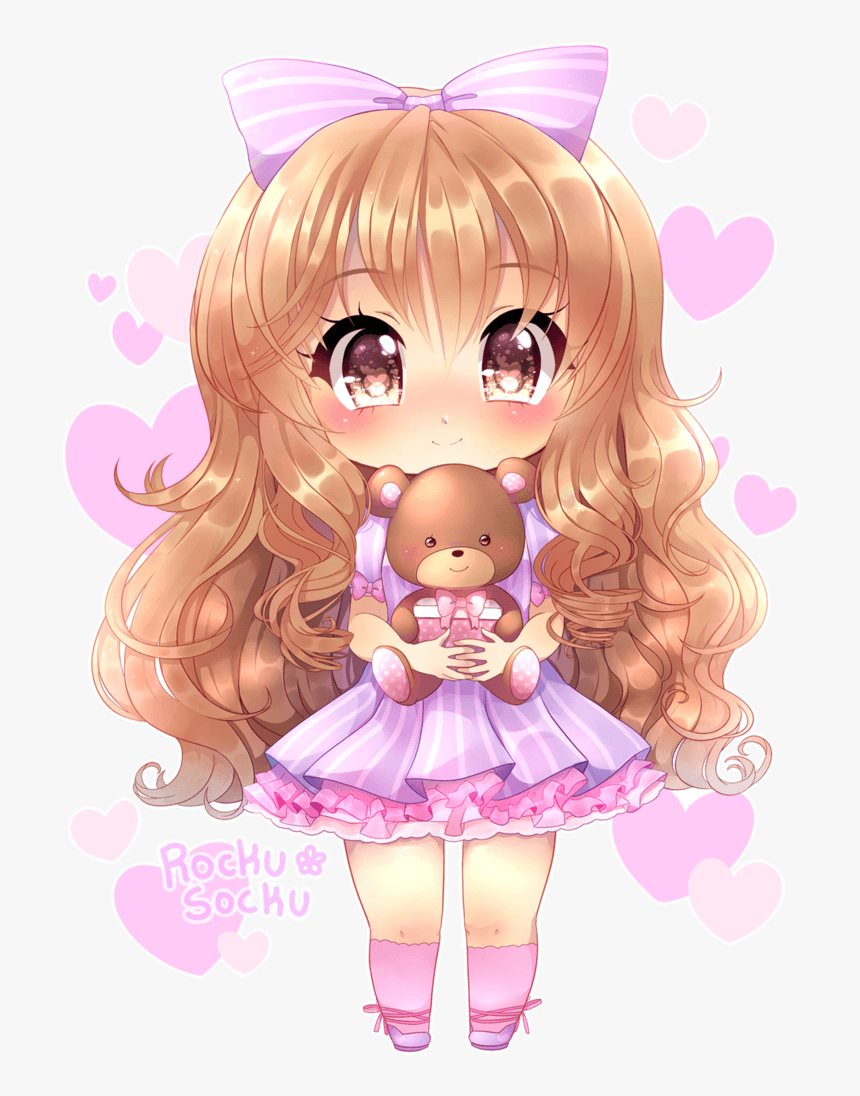 860x1096 Anime Chibi Girl Wallpaper