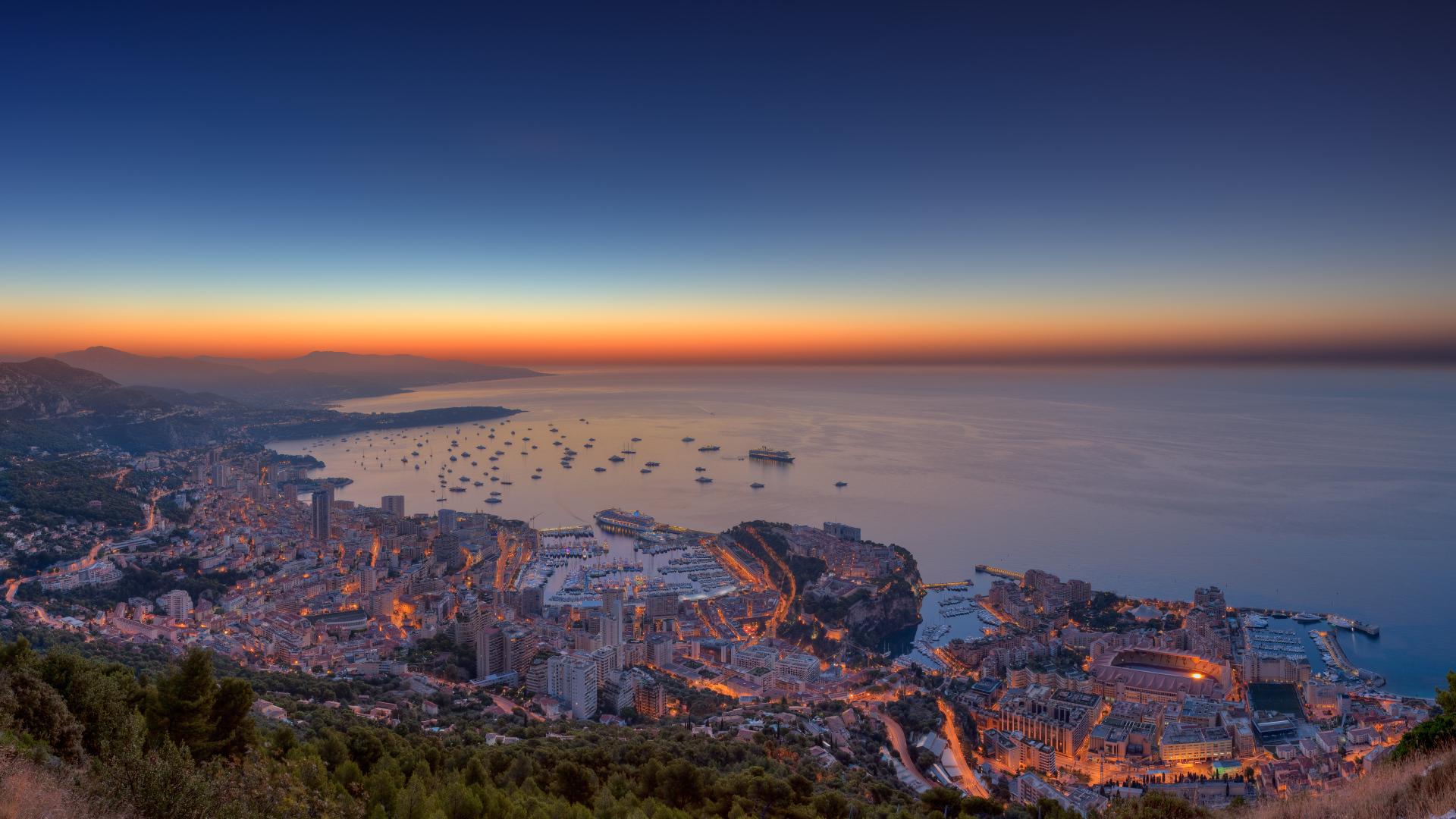 1920x1080 The yacht show in Monaco Desktop wallpaper 1920x1080