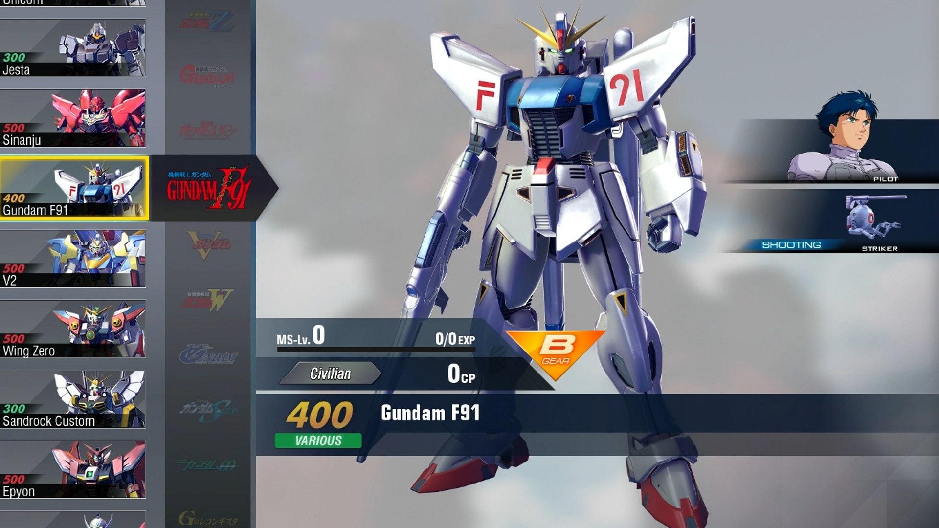 1920x1080 Gundam Versus Combo Guide