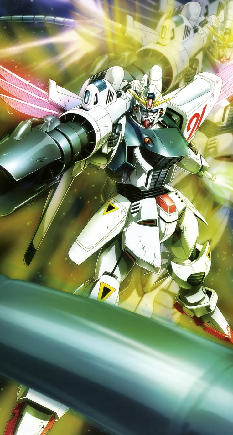 744x1392 Mobile Suit Gundam [Gundam F91] iPhone5 (744*392) wall paper (744x1392)