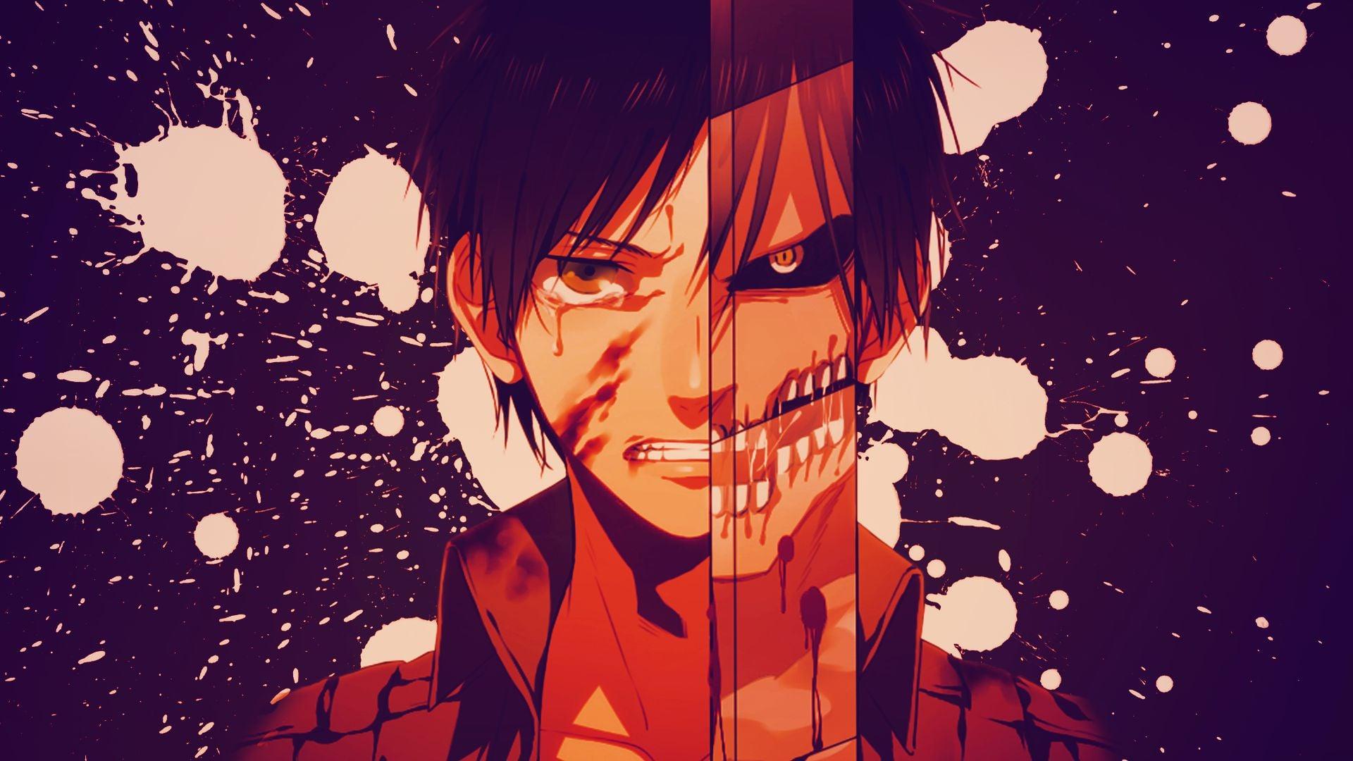 1920x1080 Eren Wallpaper. Eren Crying Wallpaper, Eren Wallpaper and Eren and Mikasa Wallpaper