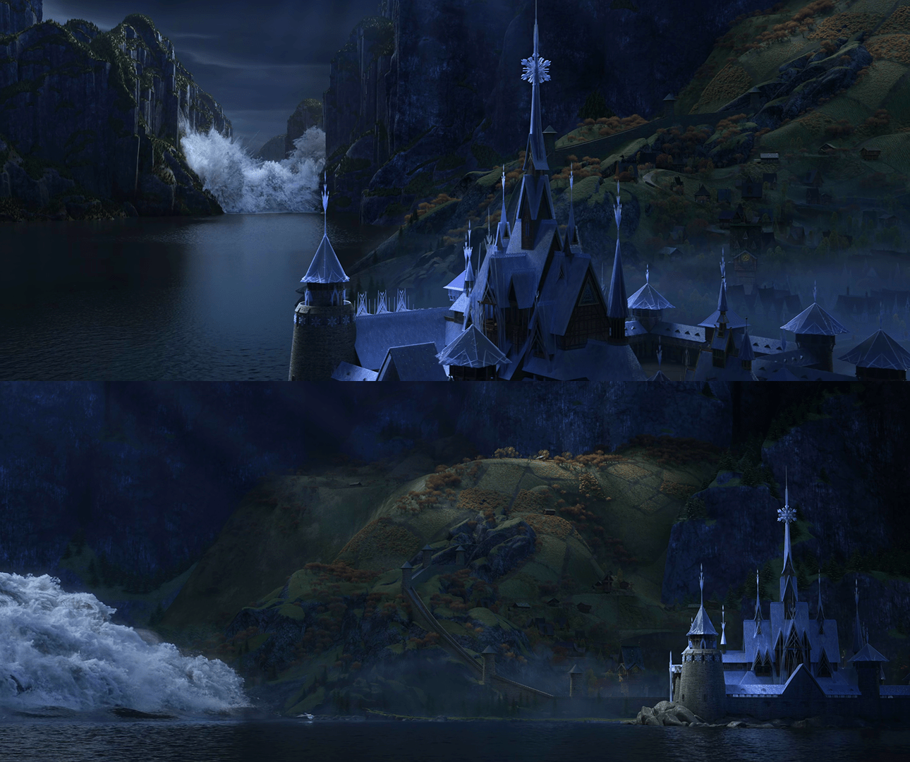 1290x1080 Elsa's Great Save. Thanks to her Arendelle didn't fall in the last crucial seonds. 4K landscape wallpaper for PC / Laptop. Download links in the comment