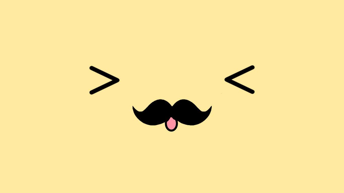 1366x768 mustache tumblr background tumblr wallpaper, Cute desktop wallpaper, Cute iphone wallpaper tumblr