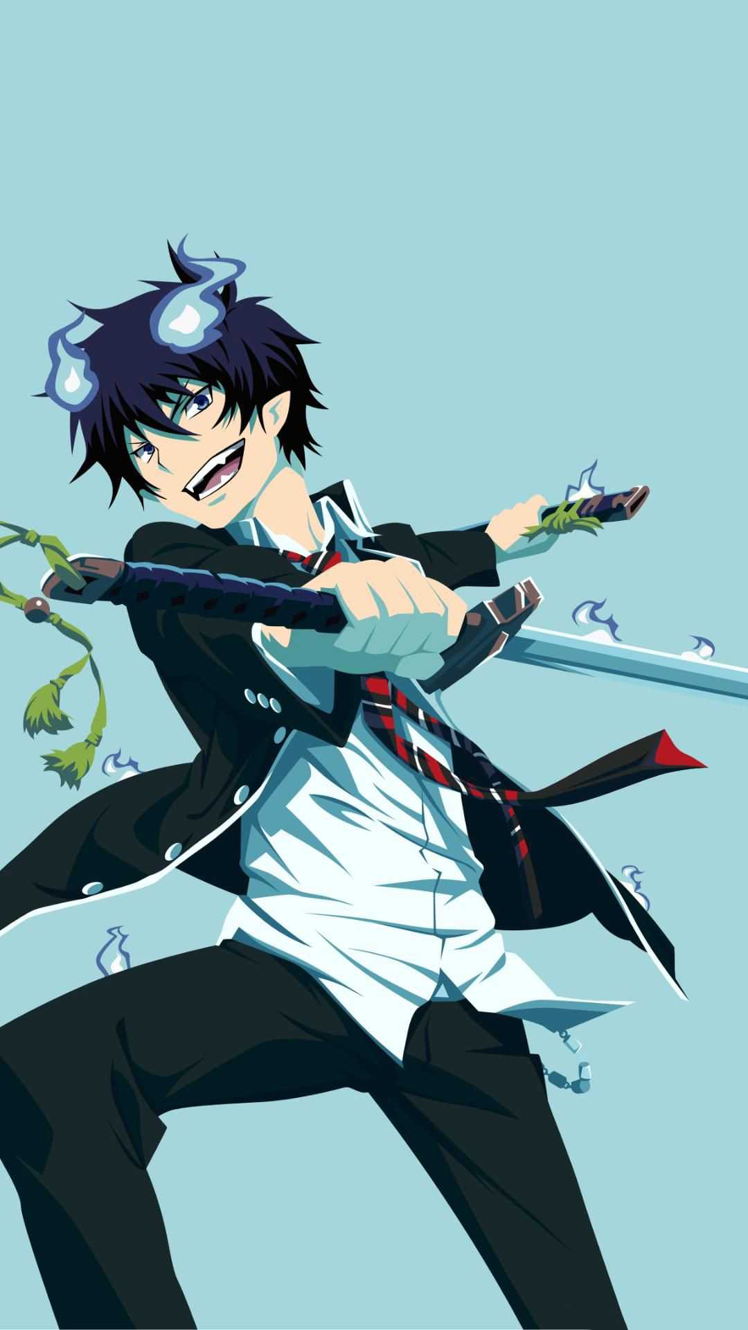 1080x1920 iPhone Blue Exorcist Wallpaper Free HD Wallpaper