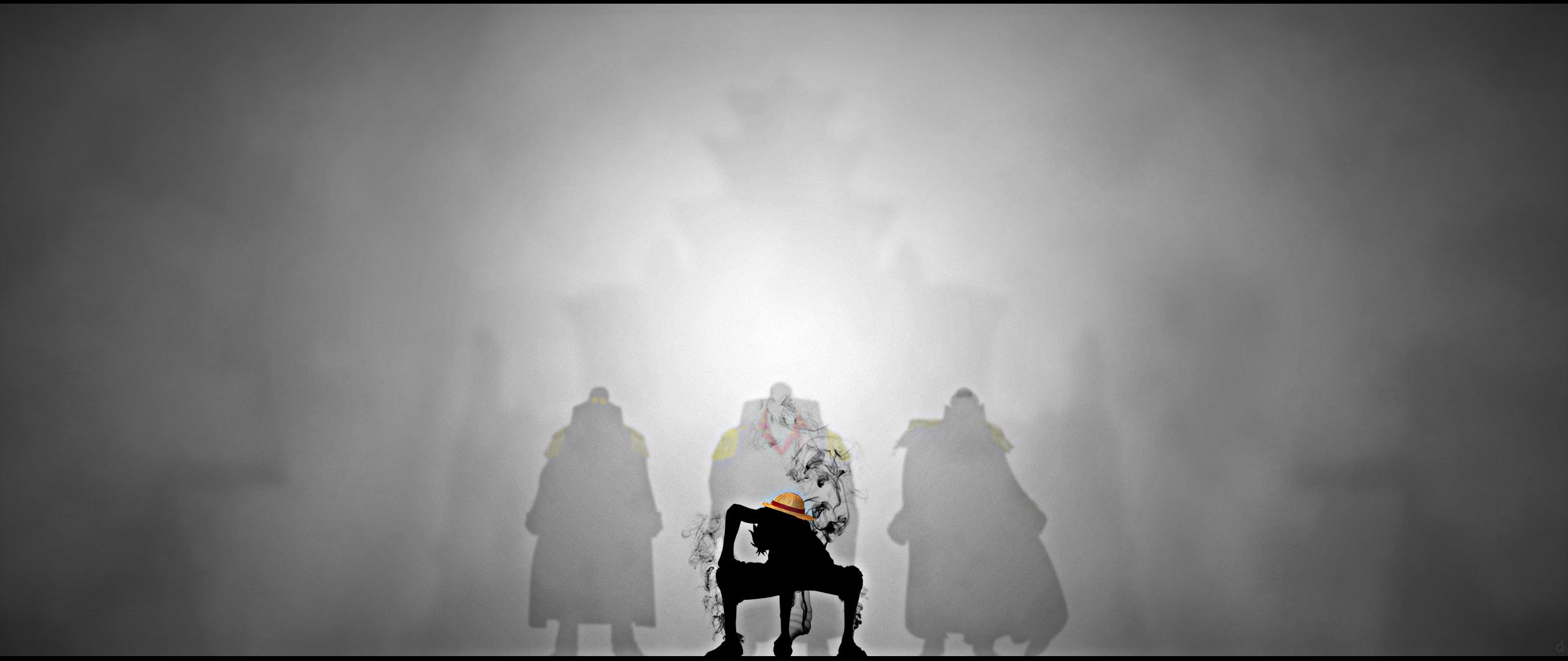 2560x1080 Desktop Wallpaper Monkey D. Luffy, One Piece, Minimal, HD Image, Picture, Background, Ecd213