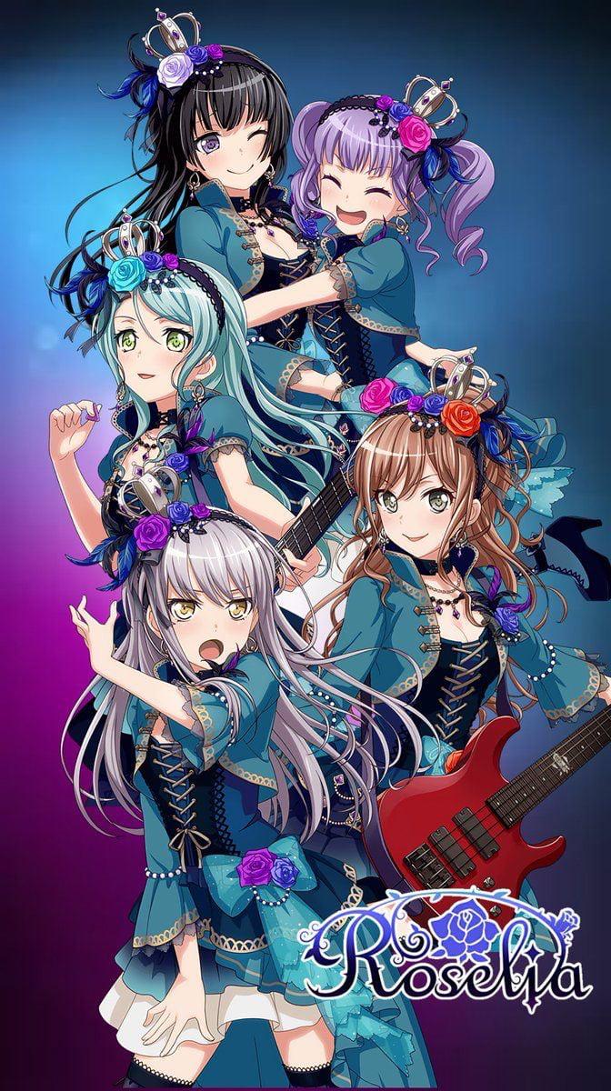 Roselia Bang Dream Wallpapers Top Free Roselia Bang Dream Backgrounds Wallpaperaccess