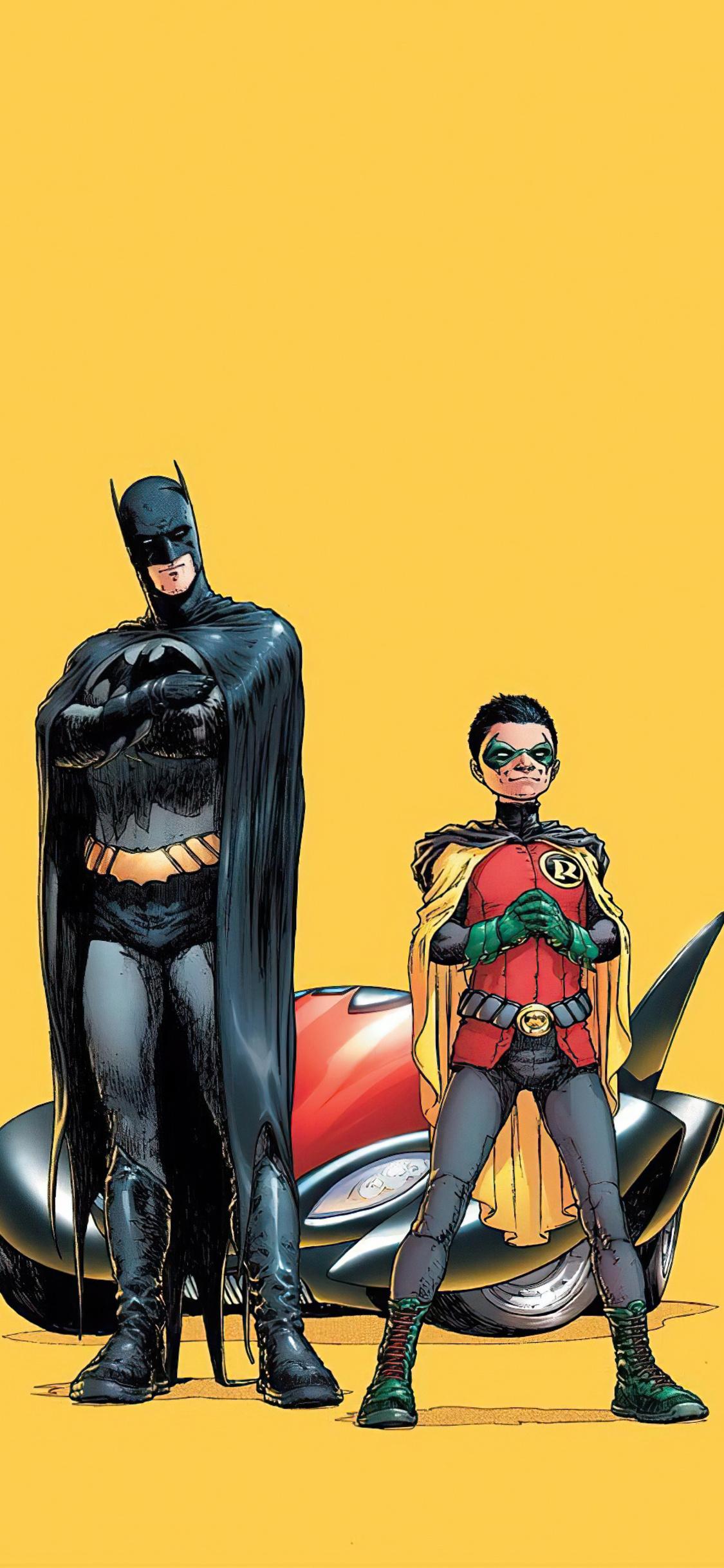 1125x2436 Batman And Robin Damian Wayne iPhone XS, iPhone iPhone X HD 4k Wallpaper, Image, Background, Photo and Picture