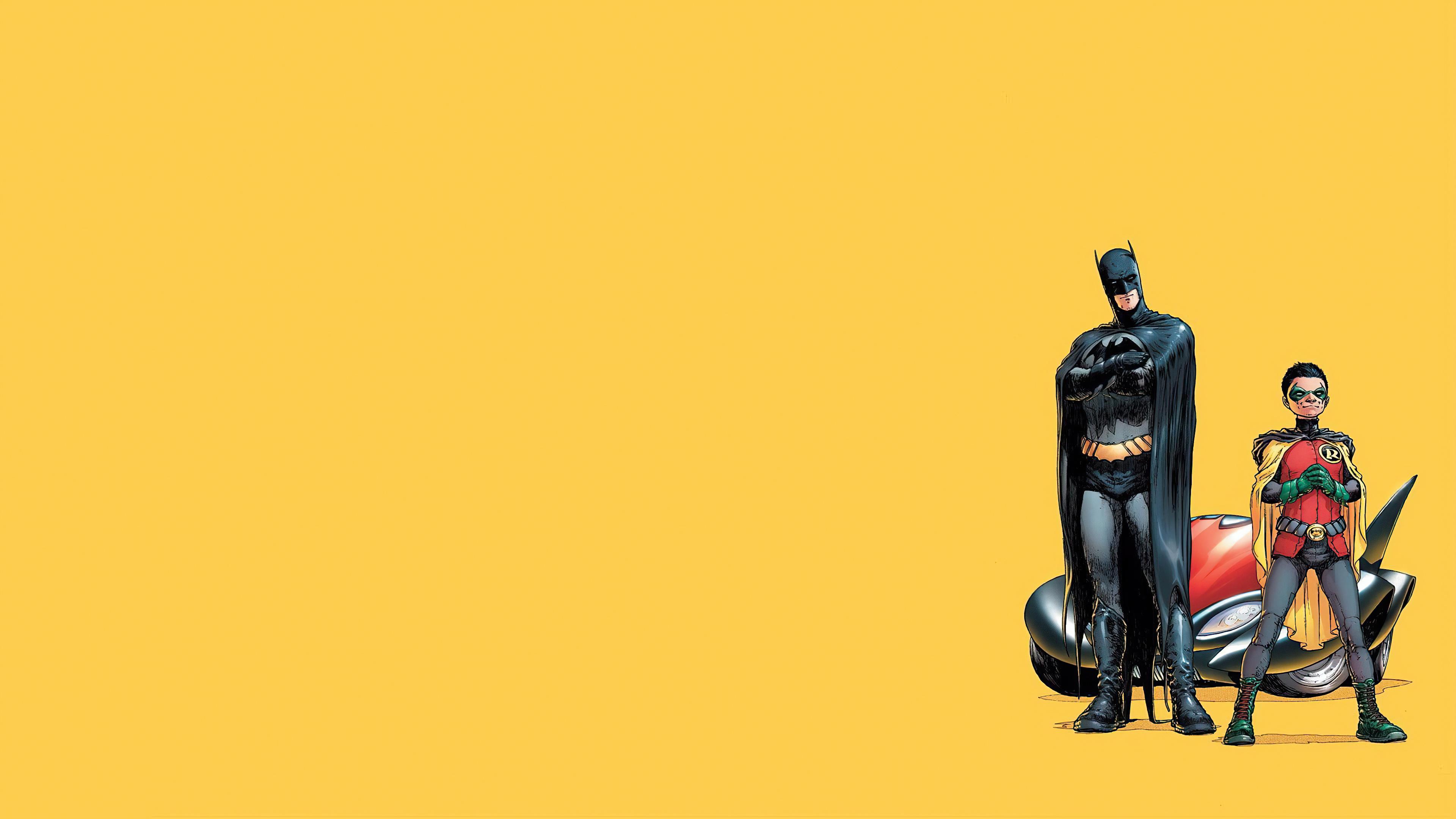 3840x2160 Batman And Robin Damian Wayne, HD Superheroes, 4k Wallpaper, Image, Background, Photo and Picture