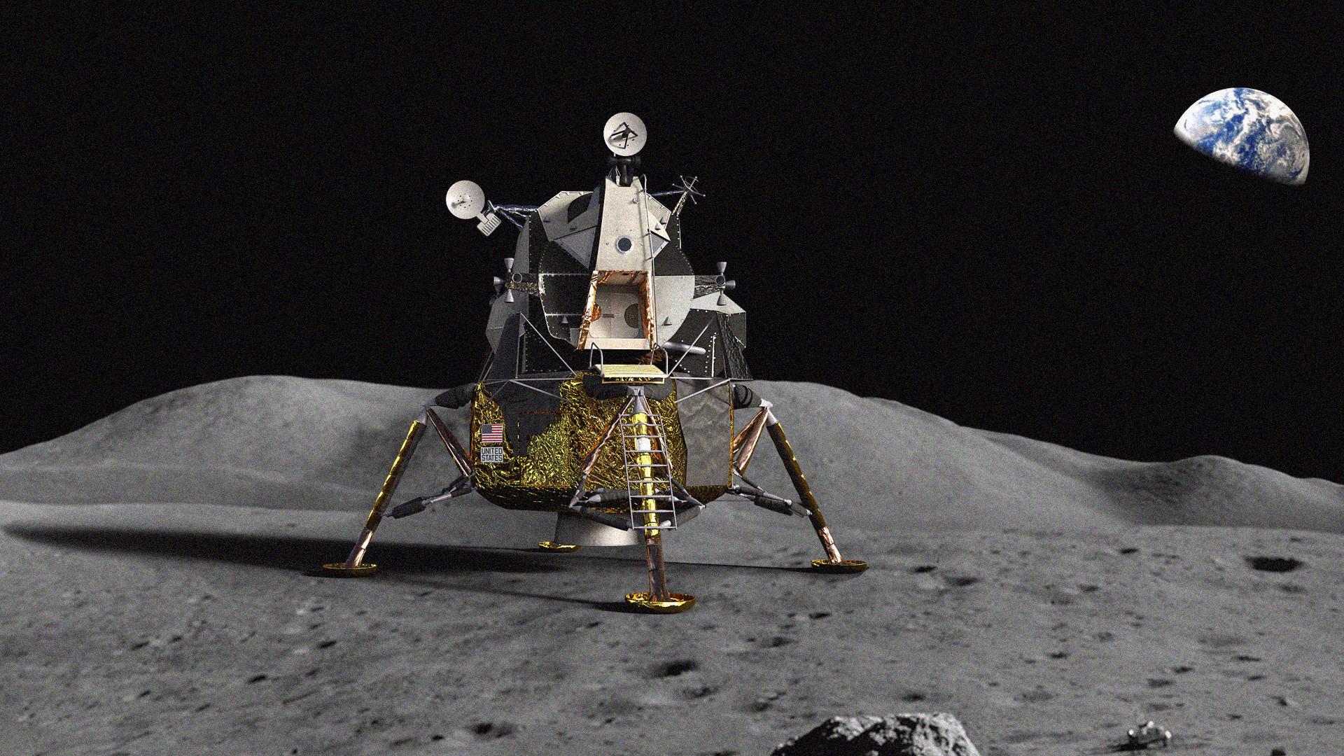 1920x1080 Robert Korsantes module of Apollo 11