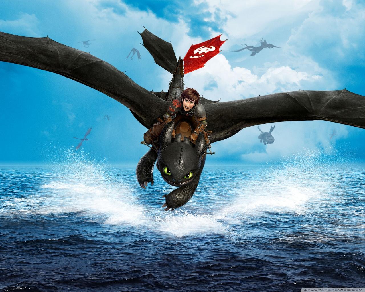 1280x1024 Toothless And Hiccup How To Train Your Dragon 2 HD Wallpaper