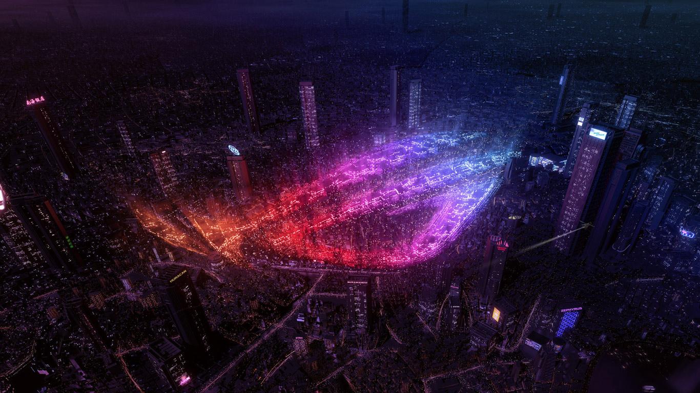 1366x768 ASUS Republic of Gamers Wallpaper, Background, Desktop Image, Photo