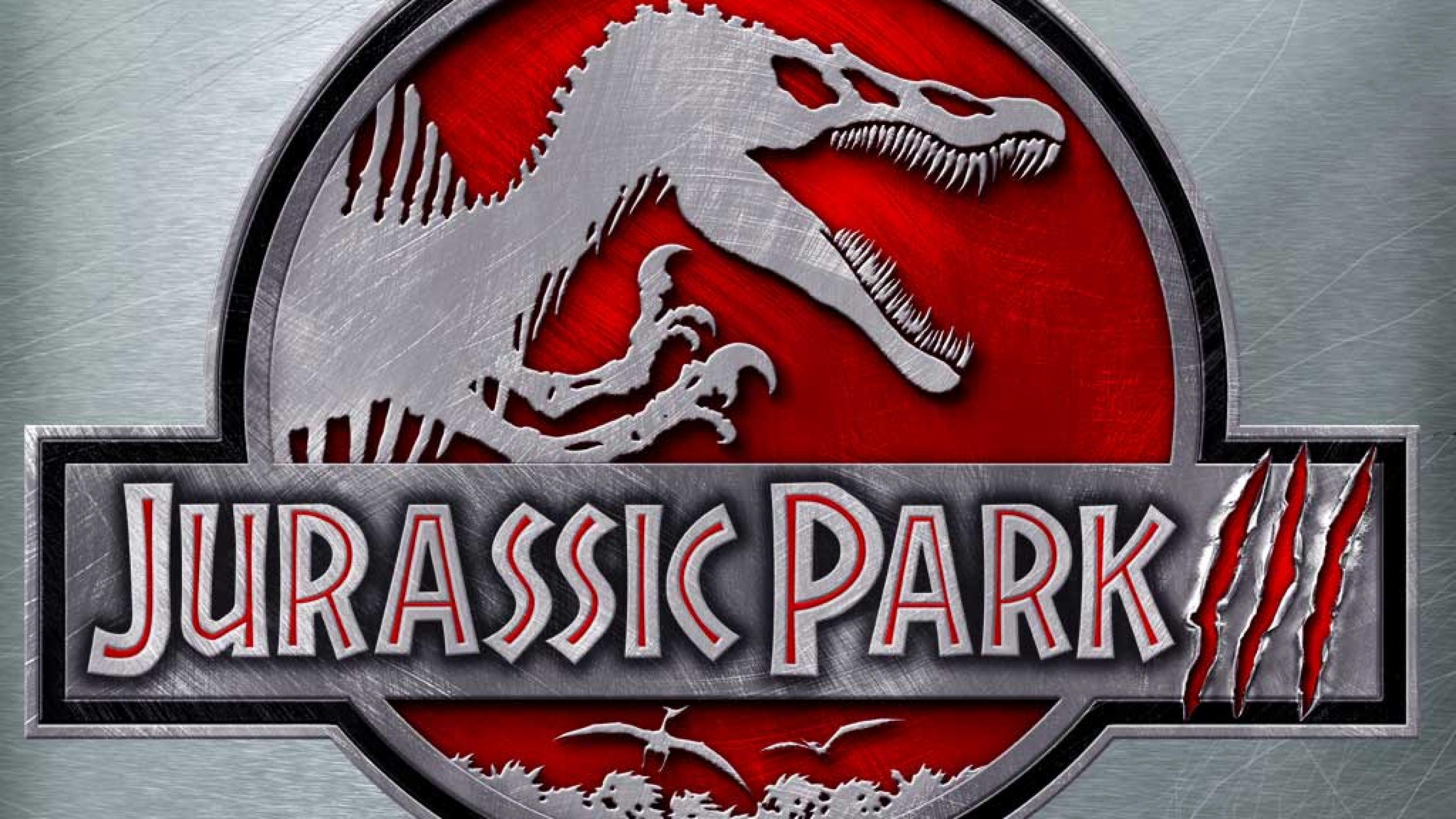 3840x2160 Jurassic Park Logo Background
