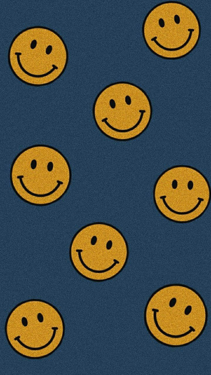 720x1280 Smiley face wallpaper. Ретро обои, Ретро, Ретро принты