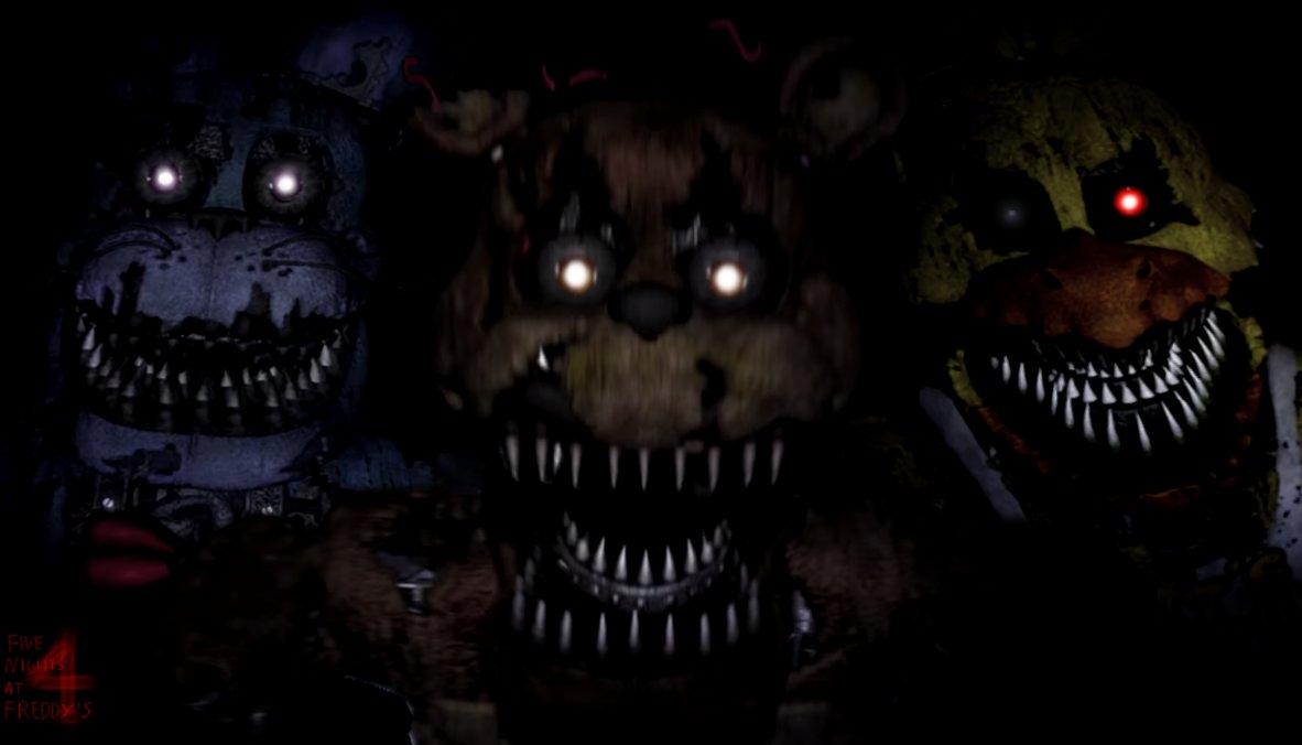 1182x676 FNAF Nightmare Wallpaper