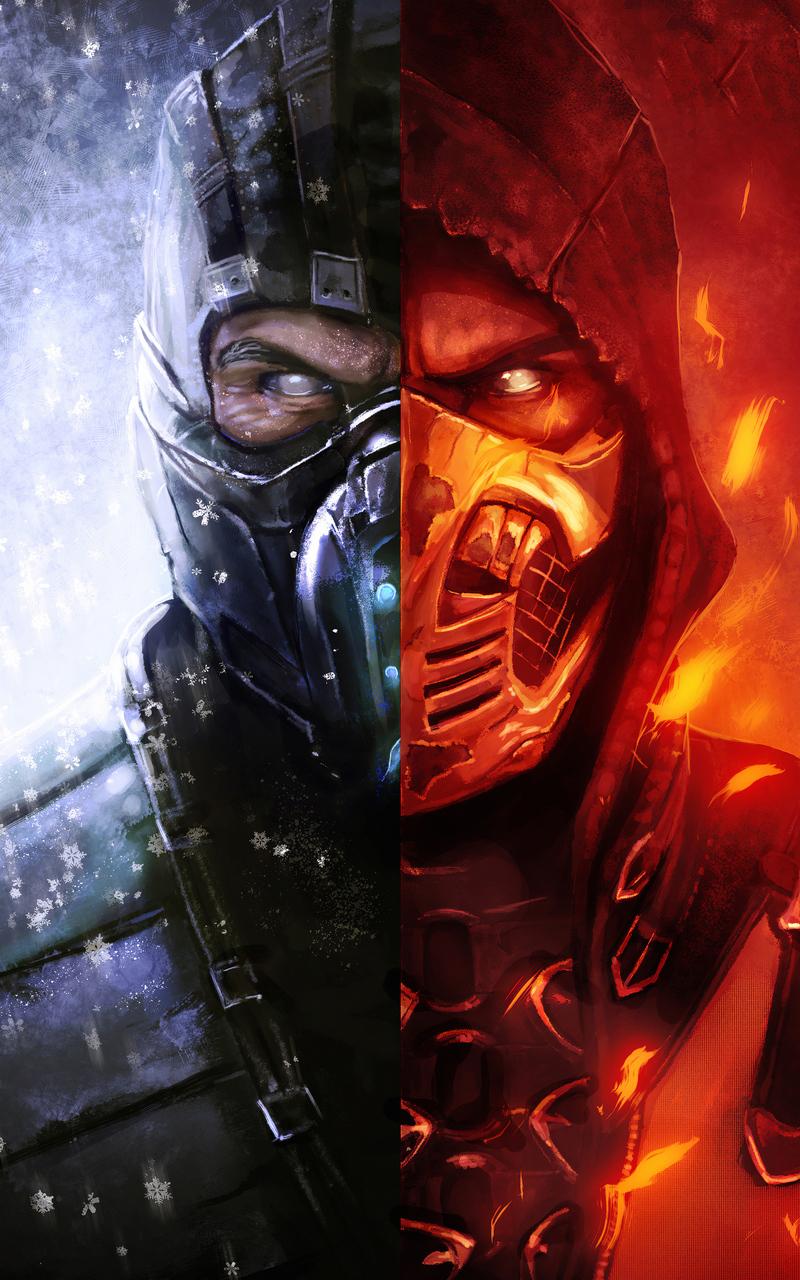 800x1280 Scorpion Mortal Kombat X Art4k Nexus Samsung Galaxy Tab Note Android Tablets HD 4k Wallpaper, Image, Background, Photo and Picture
