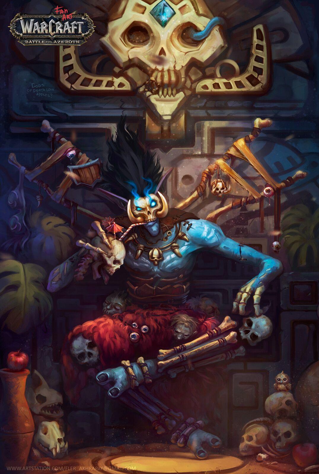 1076x1600 Bwonsamdi Artwork. Warcraft Art, World Of Warcraft Wallpaper, World Of Warcraft Characters