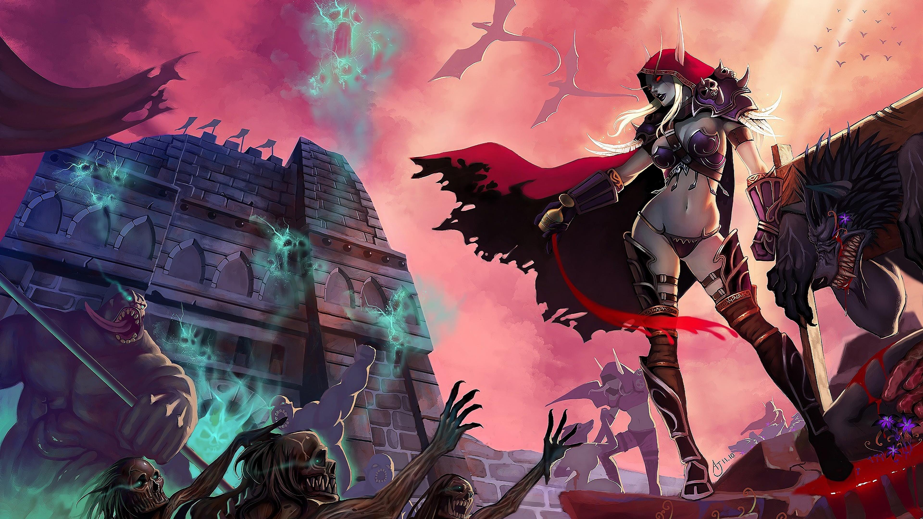 3840x2160 World of Warcraft Sylvanas Windrunner 4K