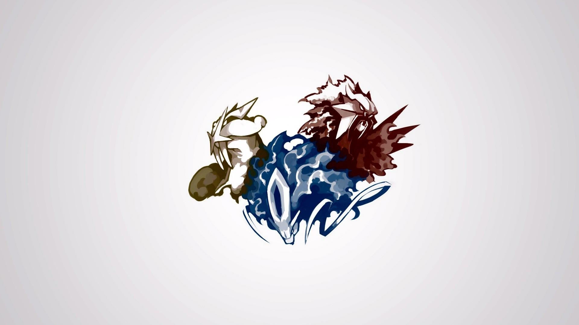 1920x1080 #Suicune, #video games, #Entei, #Pokémon, #minimalism, #Raikou, wallpaper. Mocah HD Wallpaper