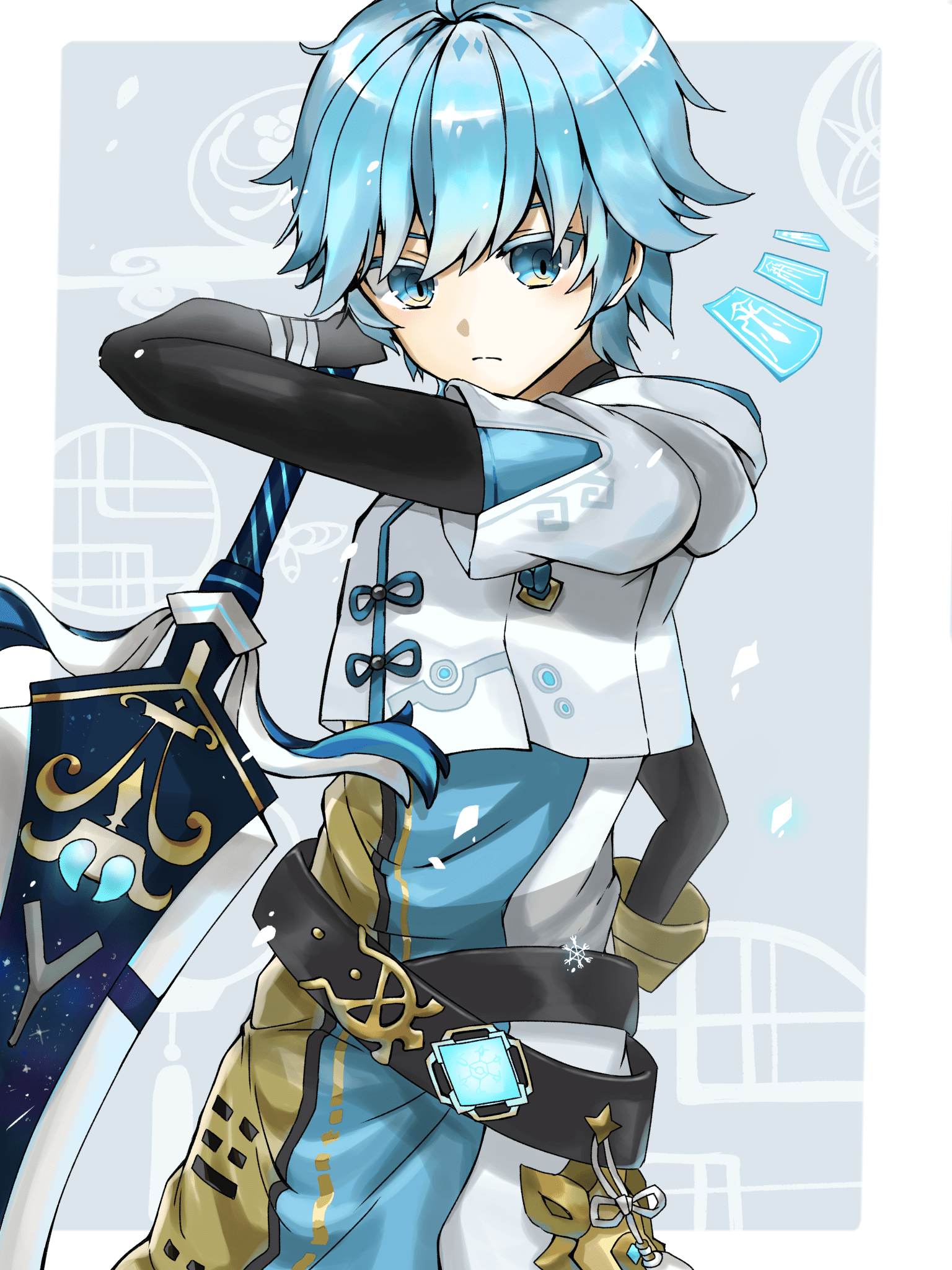 1536x2048 Chongyun Impact Anime Image Board