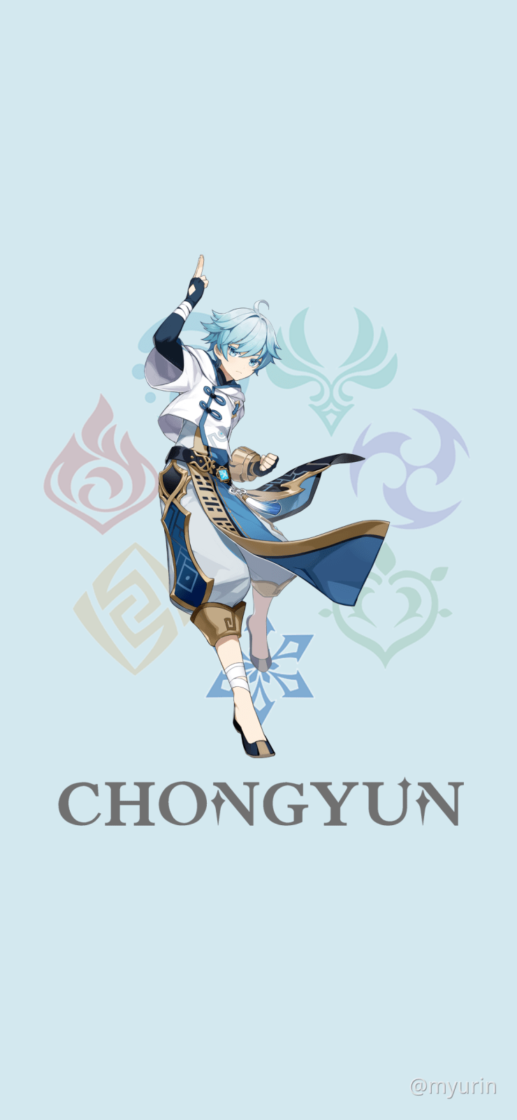 740x1603 WALLPAPER Chongyun