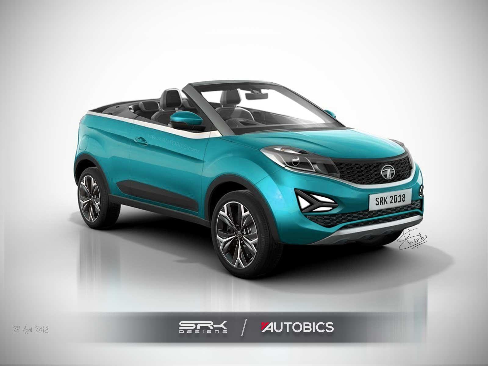 1600x1200 Check out this imaginative rendering of the Tata Nexon Convertible Concept. The concept takes some inspiration from the new Tata H5. Tata, Car colors, Convertible