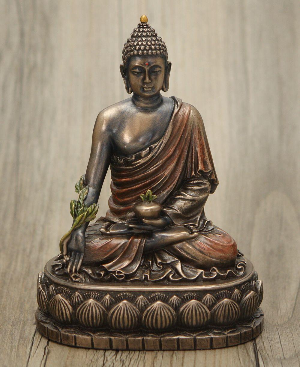 1000x1225 Cold Cast Bronze Medicine Buddha Statue, 6 Inches. Buddha meditation, Buddha, Buddha statue
