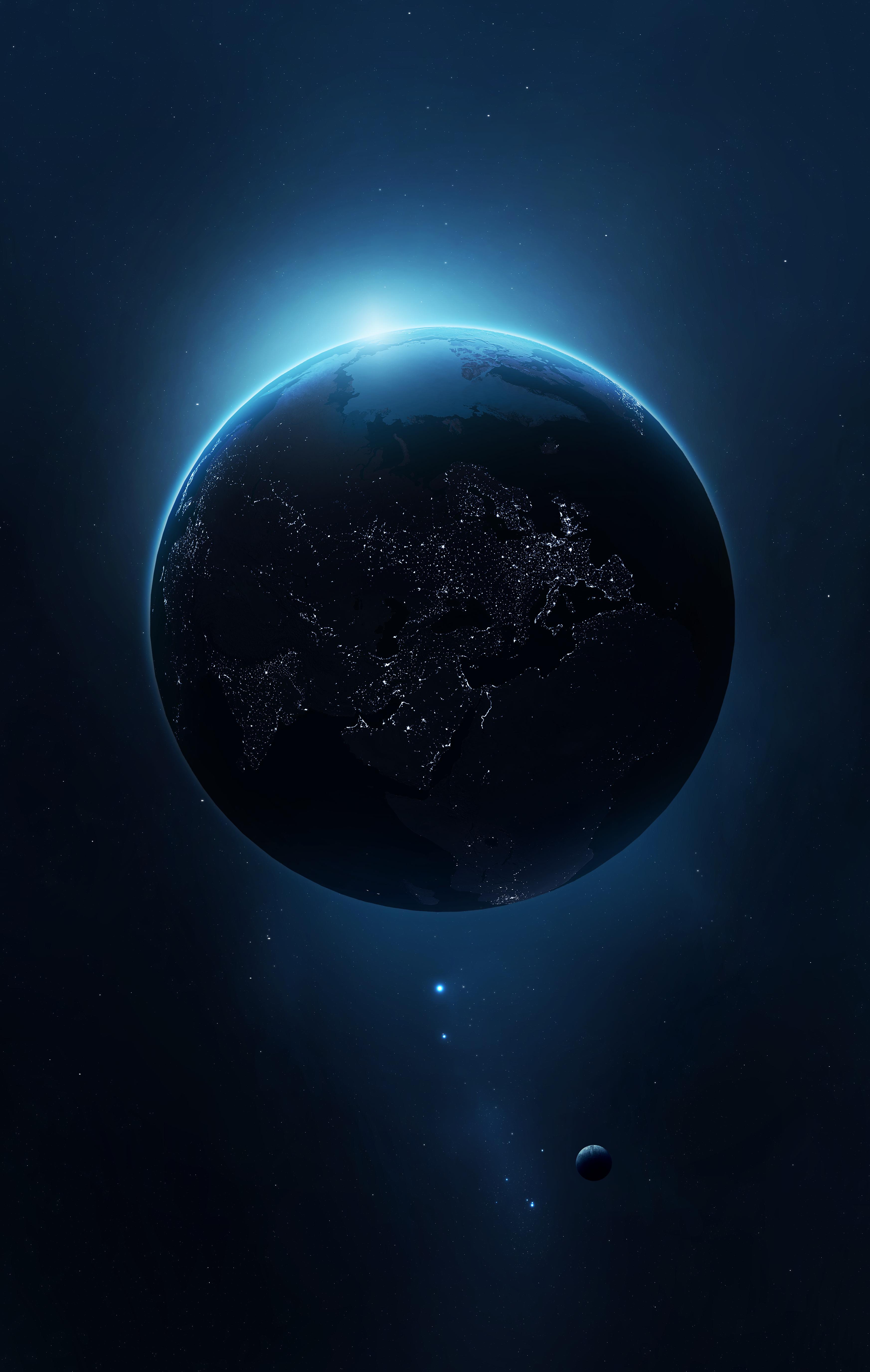 3490x5504 space, Universe, Planet, Earth Wallpaper HD / Desktop and Mobile Background