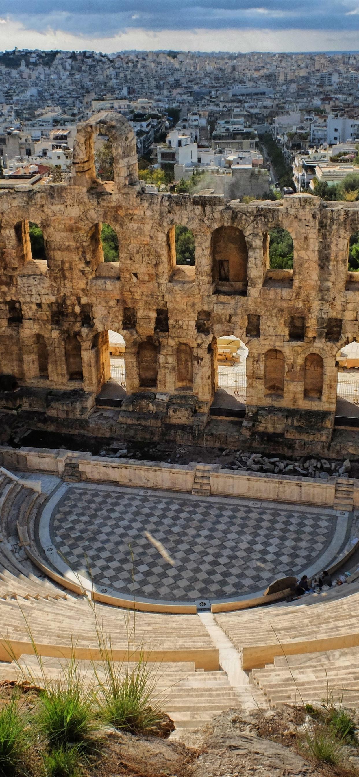 1242x2688 iPhone Wallpaper Colosseum, Greece