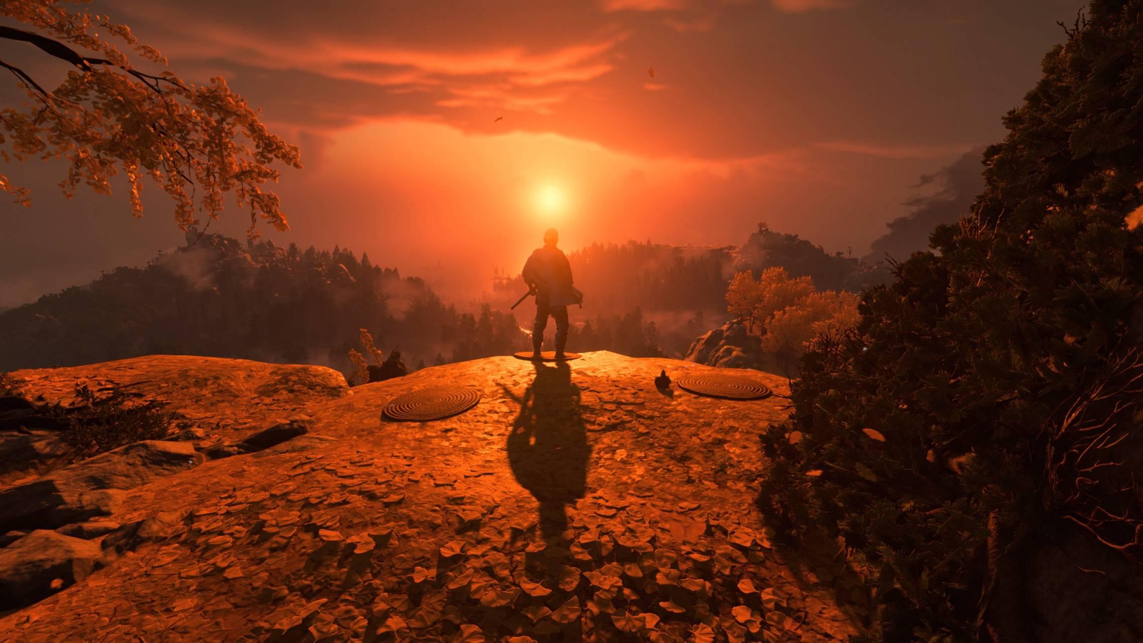 2276x1280 Download Sunset Samurai Wallpaper HD. Wallpaper