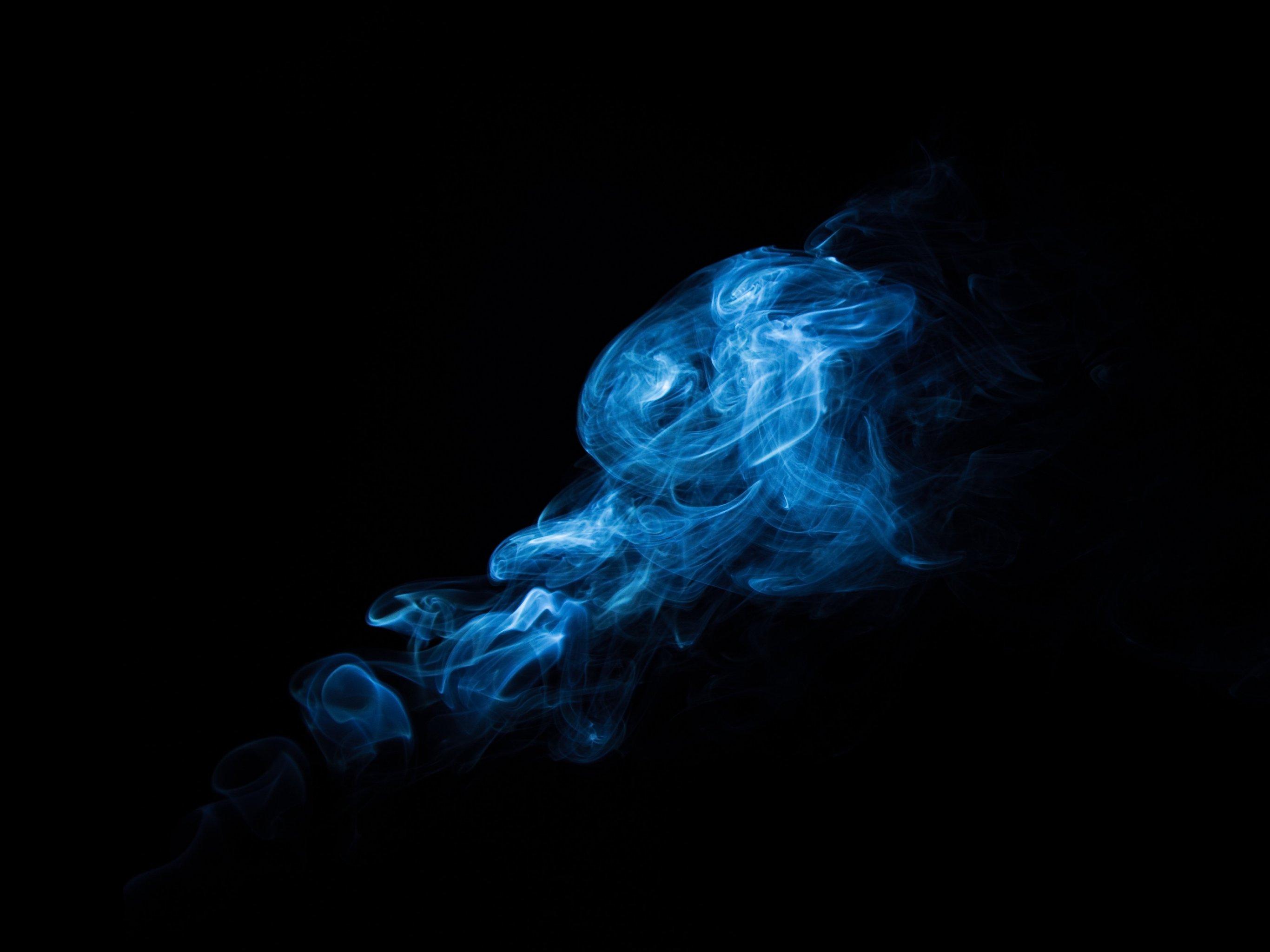 2732x2048 Blue Smoke Wallpaper, Android & Desktop Background