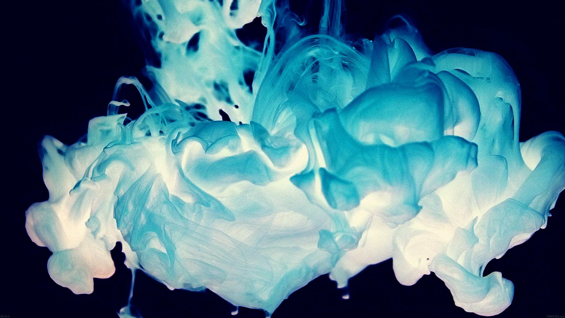 1920x1080 Blue Smoke Art Wonderful Wallpaper