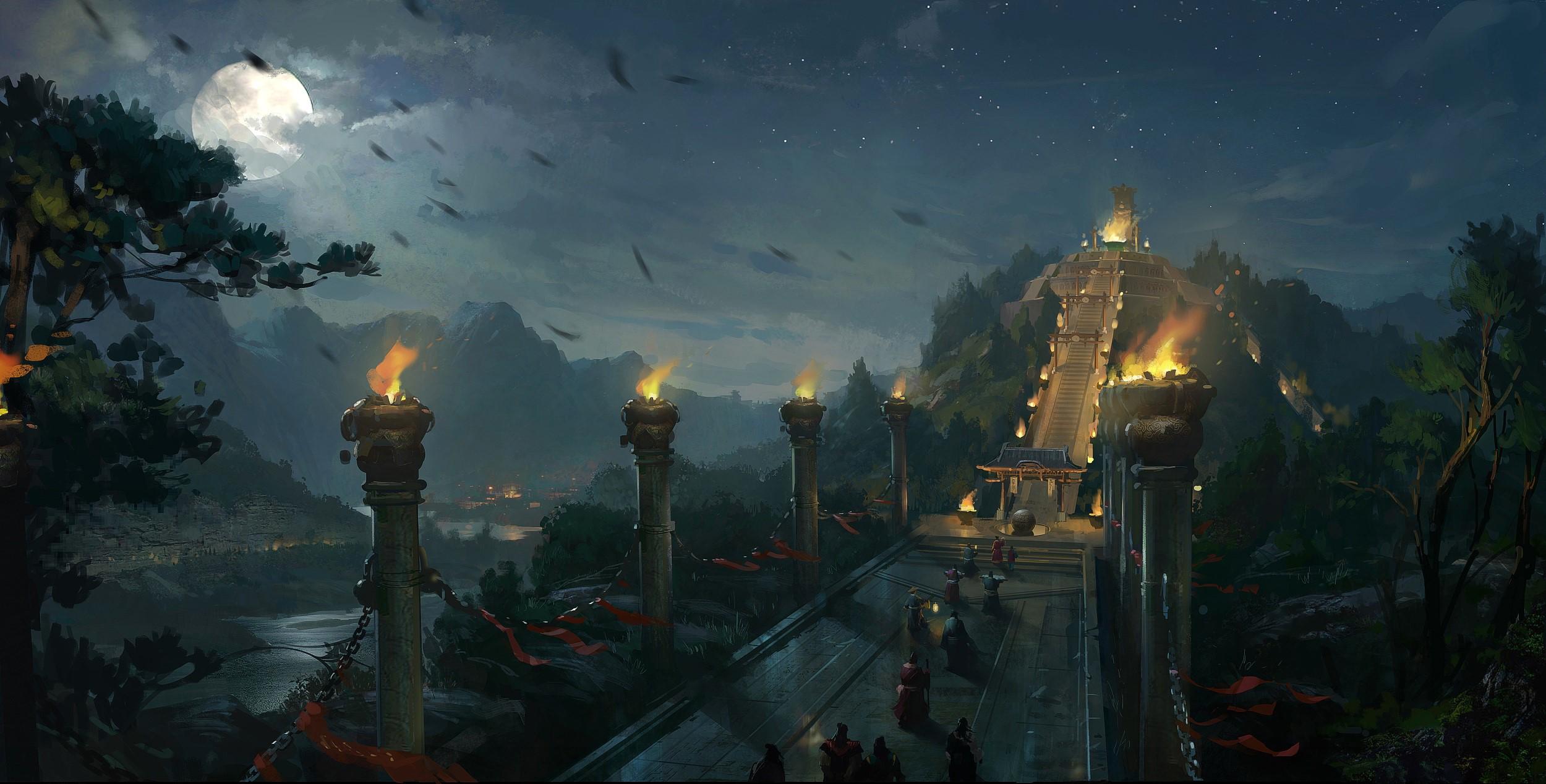 2500x1268 HD Wallpaper for theme: samurai HD wallpaper, background