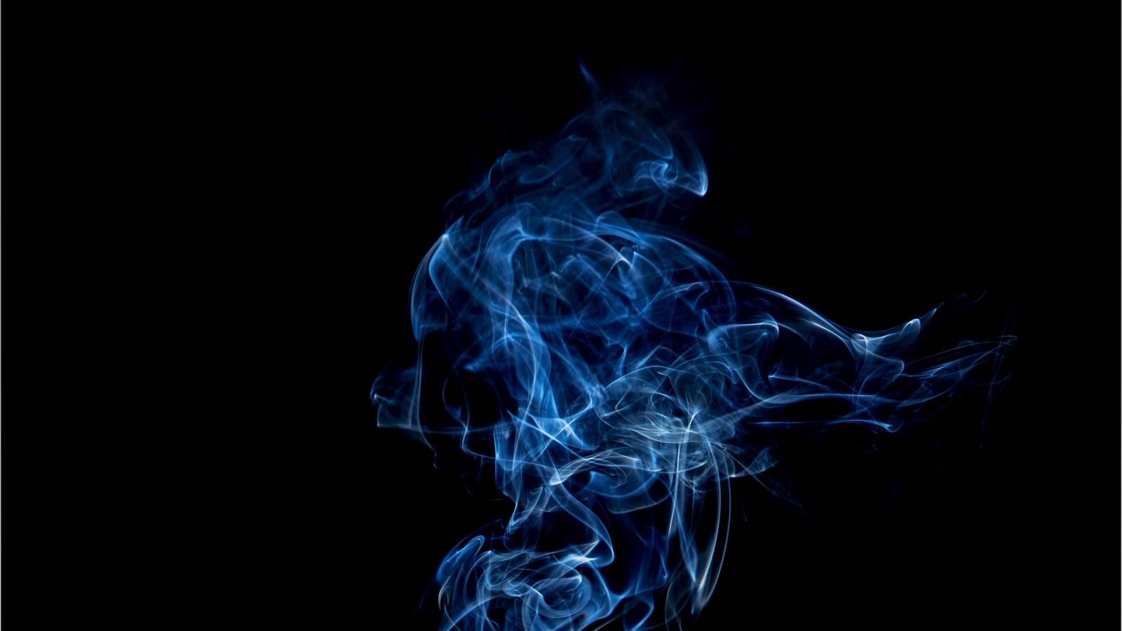 1600x900 Blue smoke HD Wallpaper 1600x900