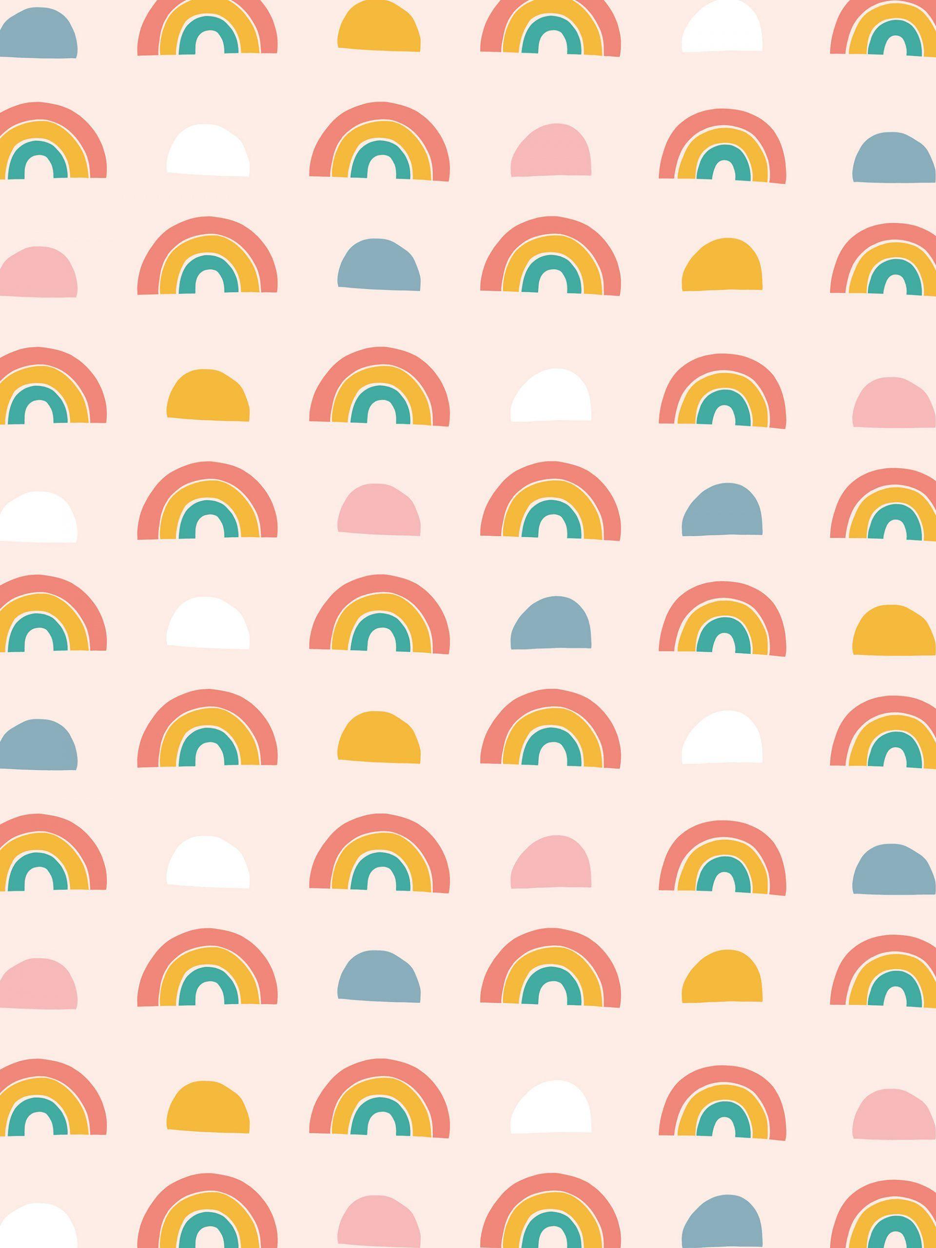 1920x2560 Free download Rainbow patterned desktop tablet and phone wallpaper in 2020 [1920x2560] for your Desktop, Mobile & Tablet. Explore Patterns Wallpaper. Wallpaper Patterns, Cute Wallpaper Patterns, Coral Wallpaper Patterns